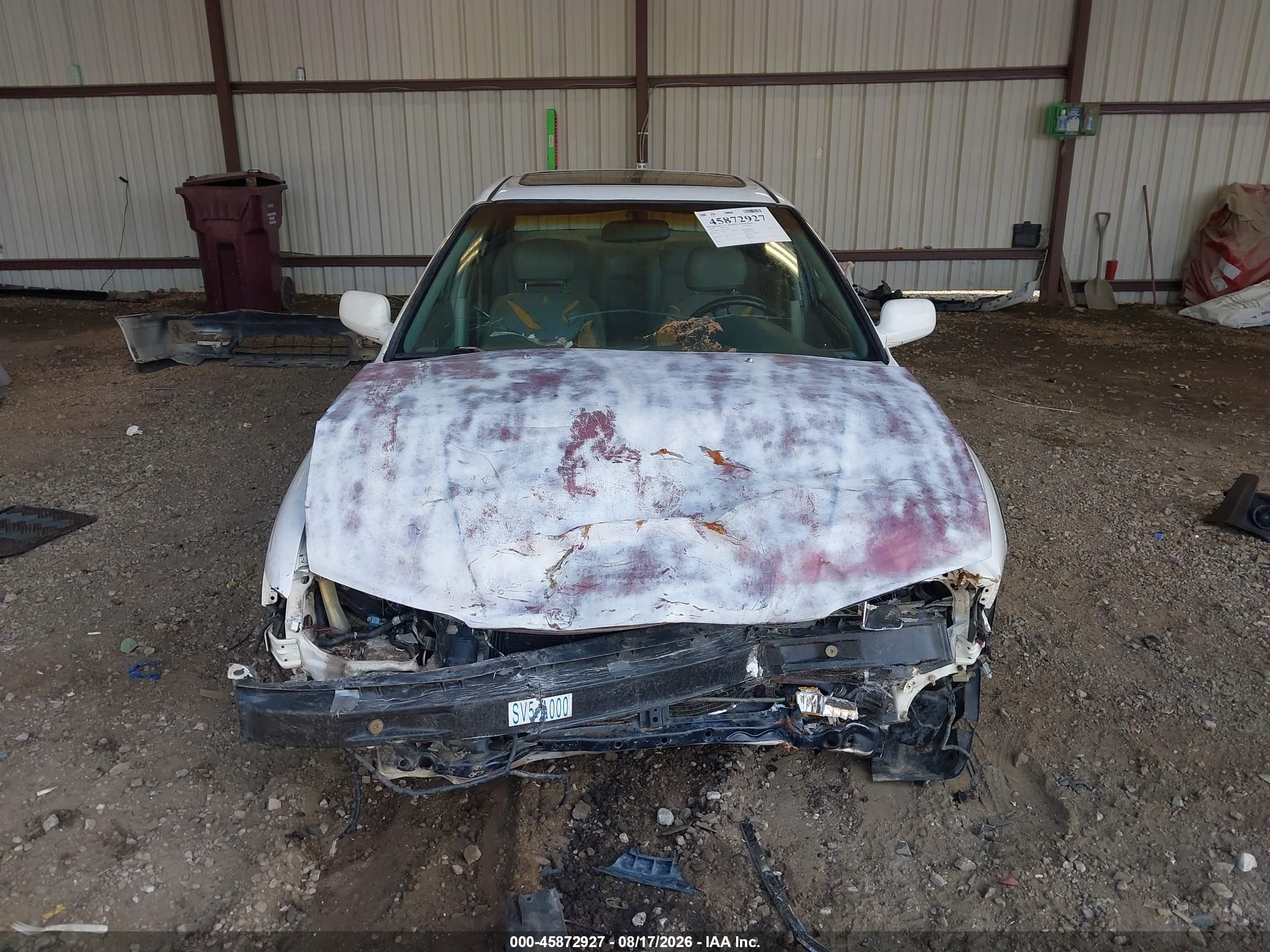 1995 Honda Accord Ex White vin: 1HGCE6663SA002465