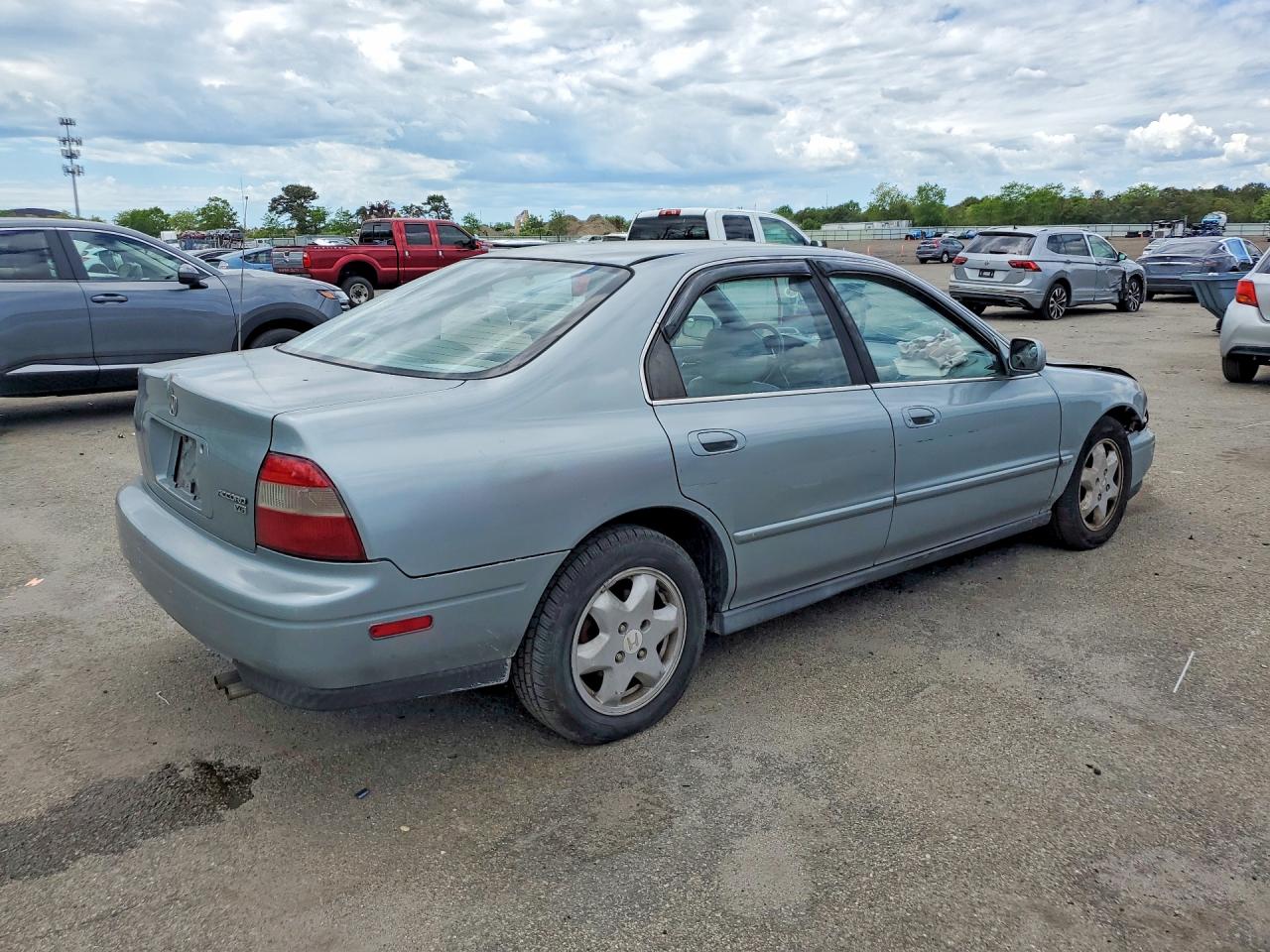 1995 Honda Accord Ex Blue vin: 1HGCE6666SA024380