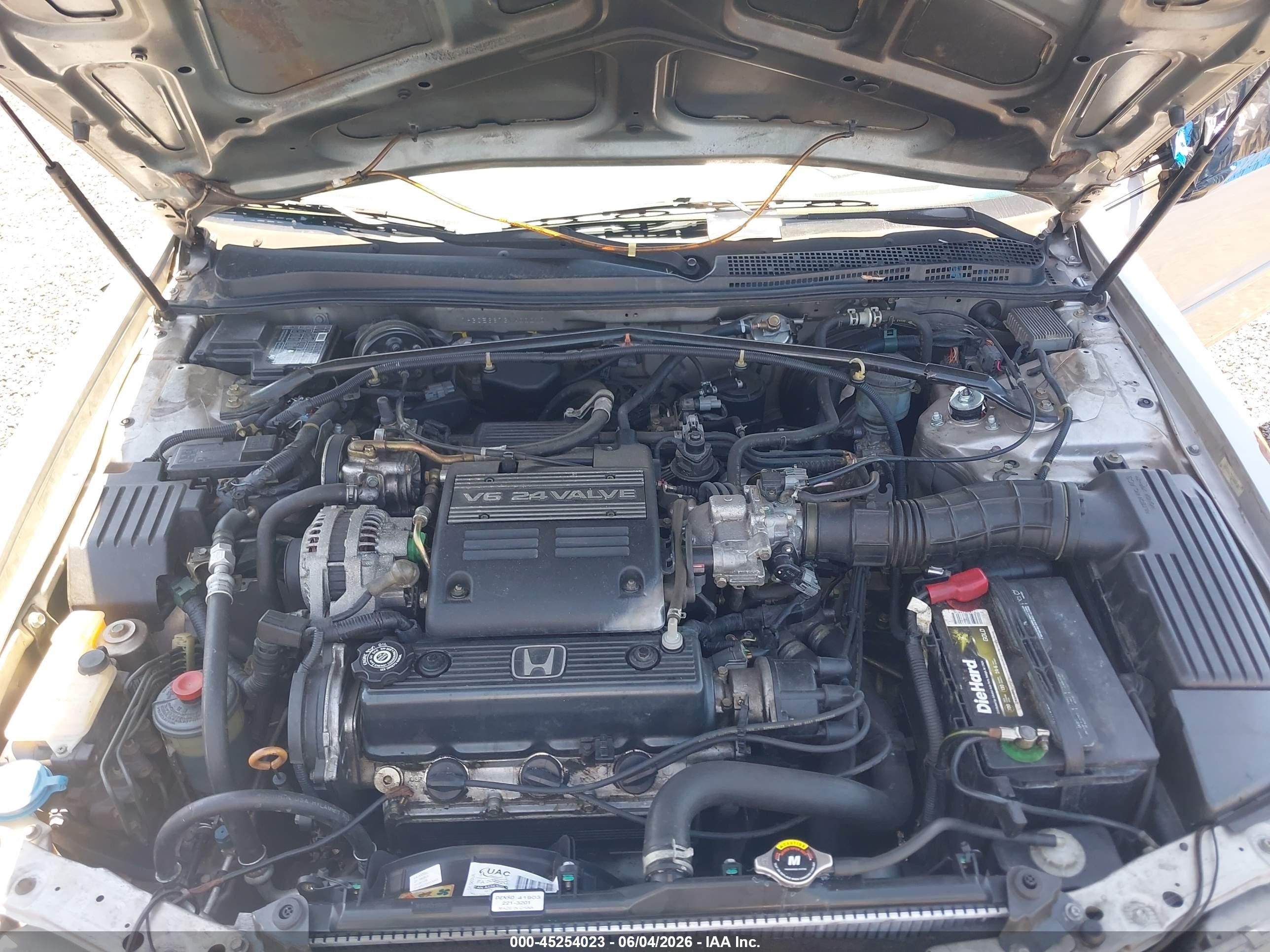 1997 Honda Accord Ex V6 Серебряный vin: 1HGCE6673VA000101