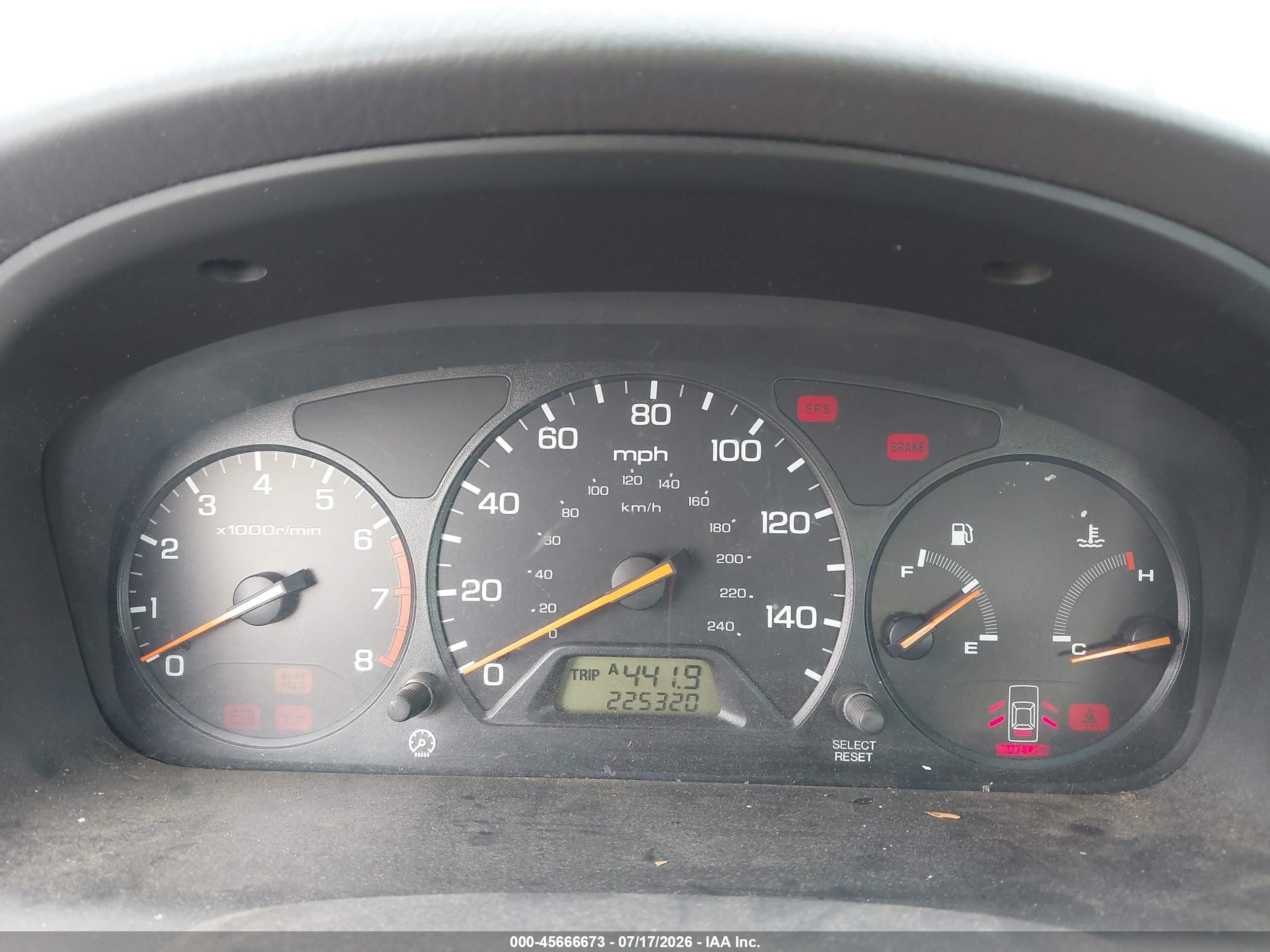 2001 Honda Accord 2.3 Dx Синий vin: 1HGCF85411A121753