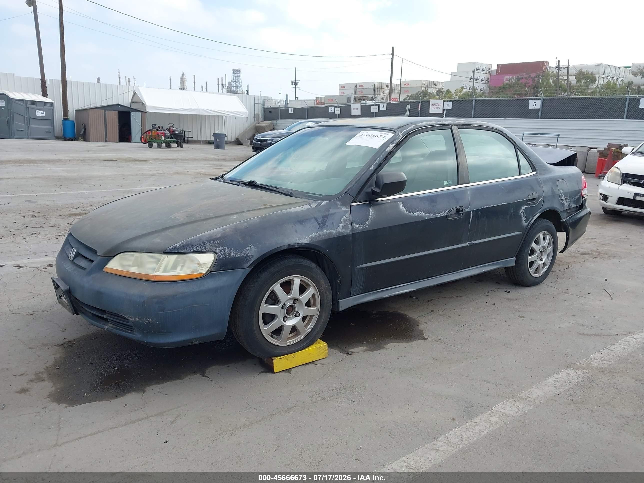 2001 Honda Accord 2.3 Dx Синий vin: 1HGCF85411A121753
