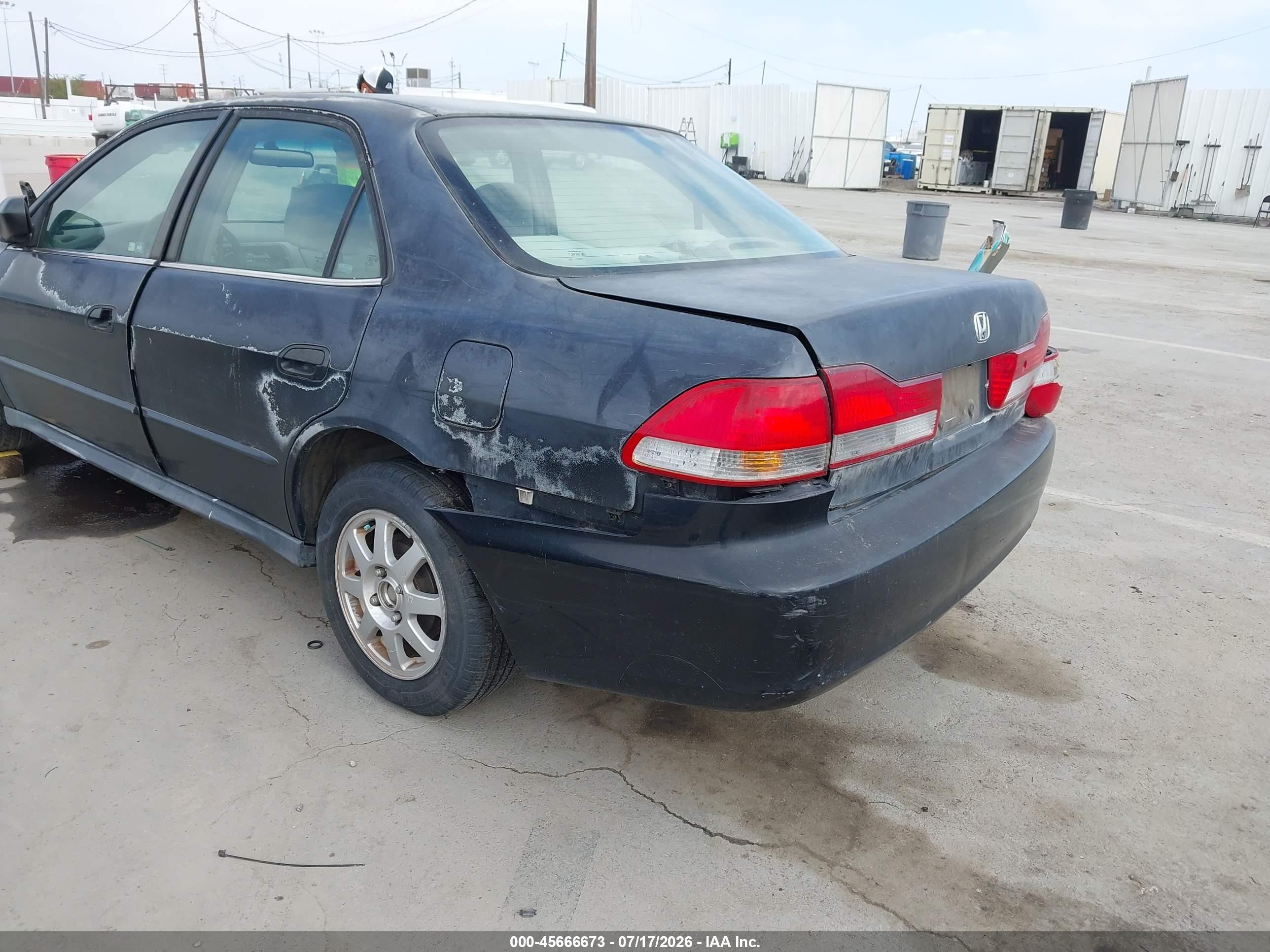 2001 Honda Accord 2.3 Dx Синий vin: 1HGCF85411A121753