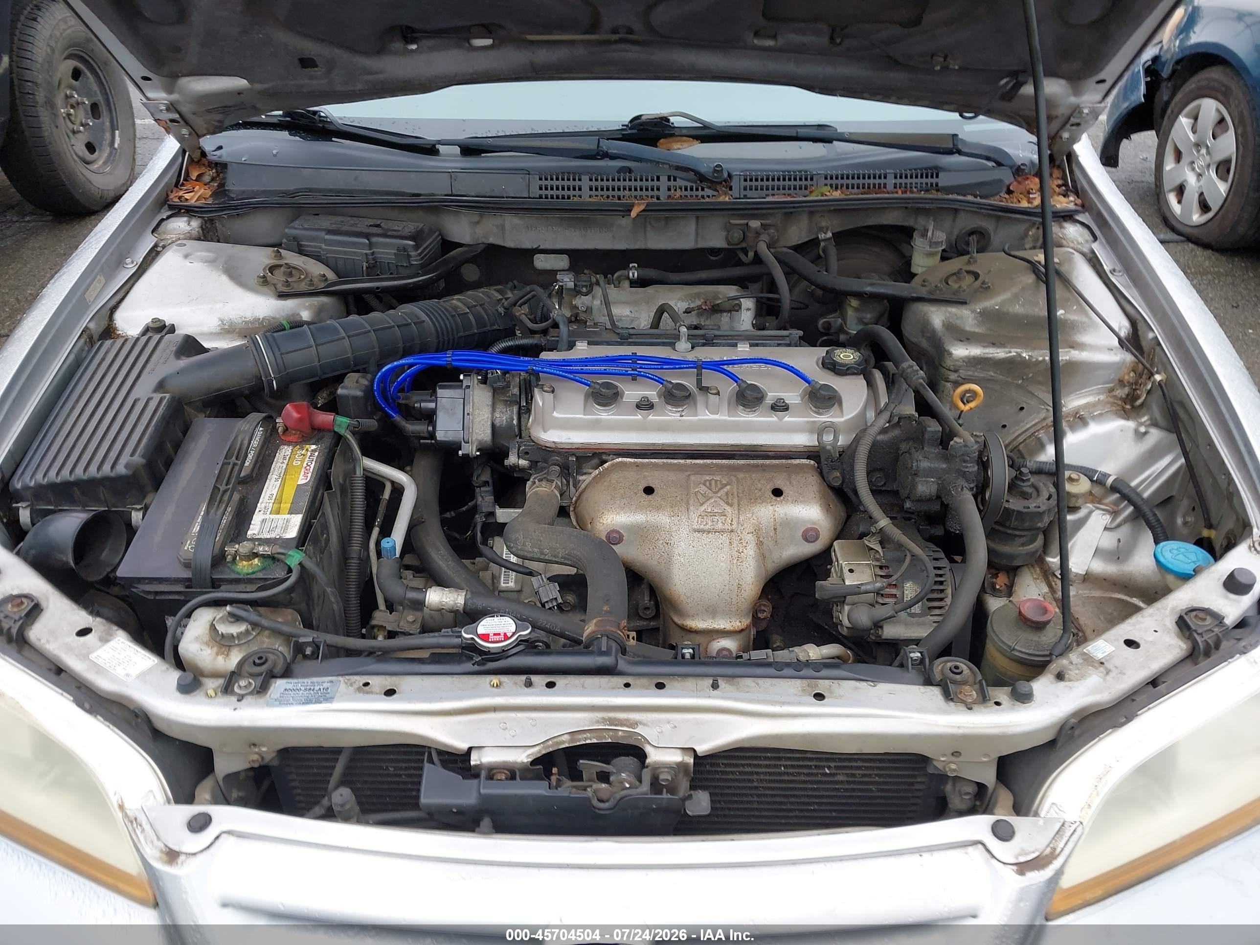 2001 Honda Accord 2.3 Dx Silver vin: 1HGCF85451A075036