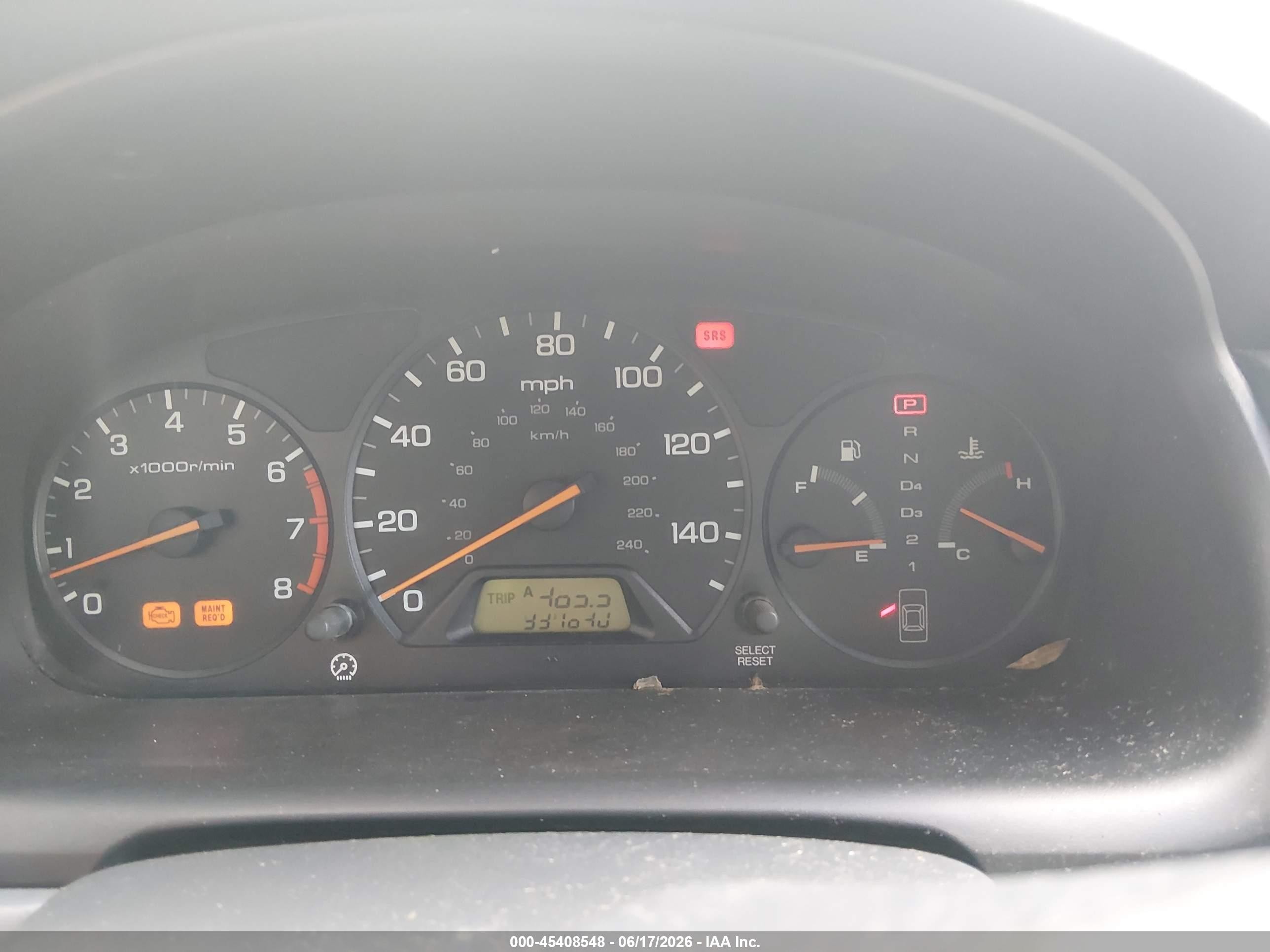 2000 Honda Accord 2.3 Dx Black vin: 1HGCF8645YA144915