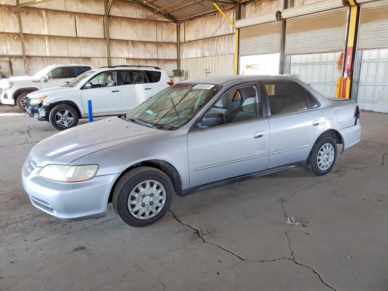 2001 Honda Accord Lx Silver vin: 1HGCF86601A031669