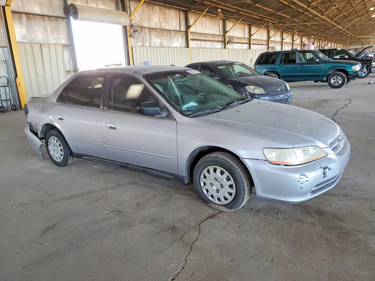 2001 Honda Accord Lx Silver vin: 1HGCF86601A031669