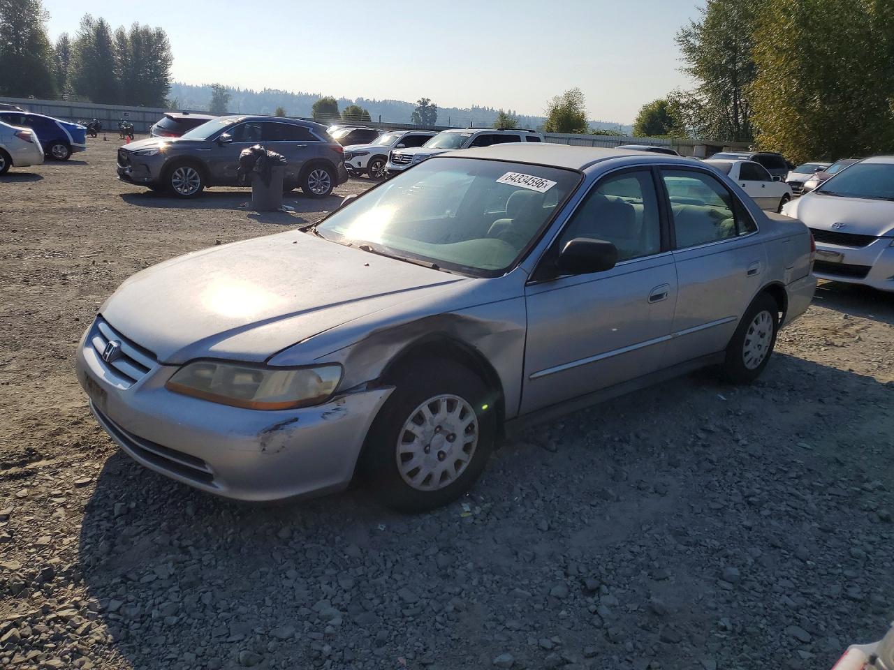 2001 Honda Accord Value Silver vin: 1HGCF86611A047895