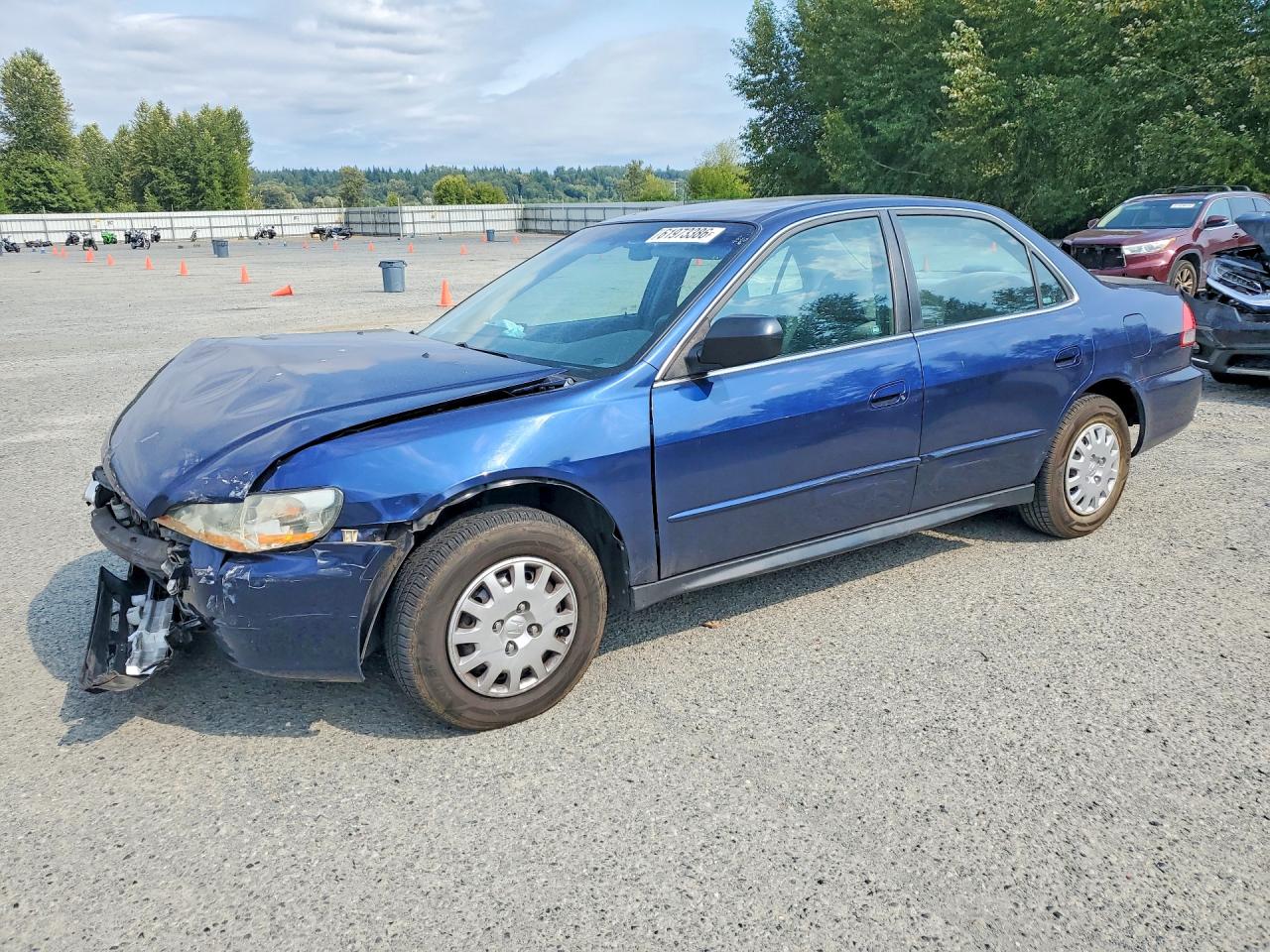 2002 Honda Accord Value Blue vin: 1HGCF86622A049415