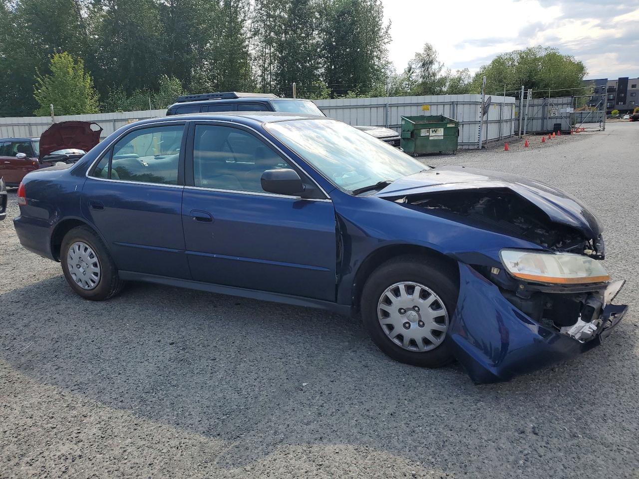 2002 Honda Accord Value Blue vin: 1HGCF86622A049415