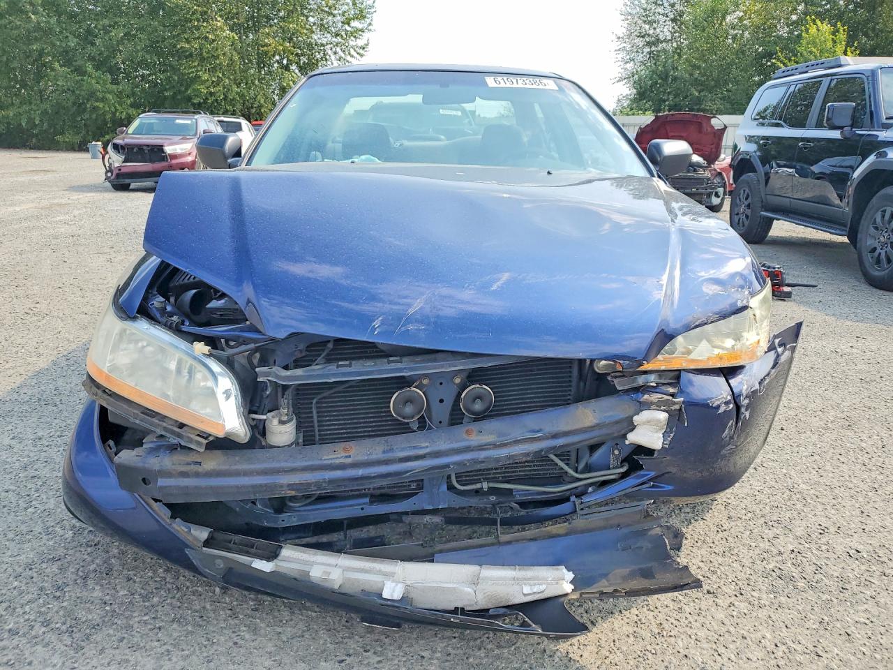 2002 Honda Accord Value Blue vin: 1HGCF86622A049415