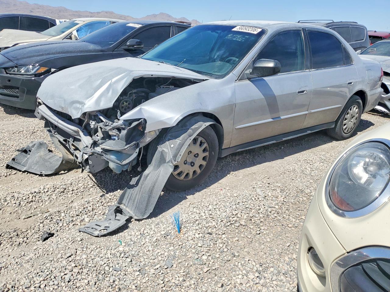2002 Honda Accord Value Silver vin: 1HGCF86632A163892