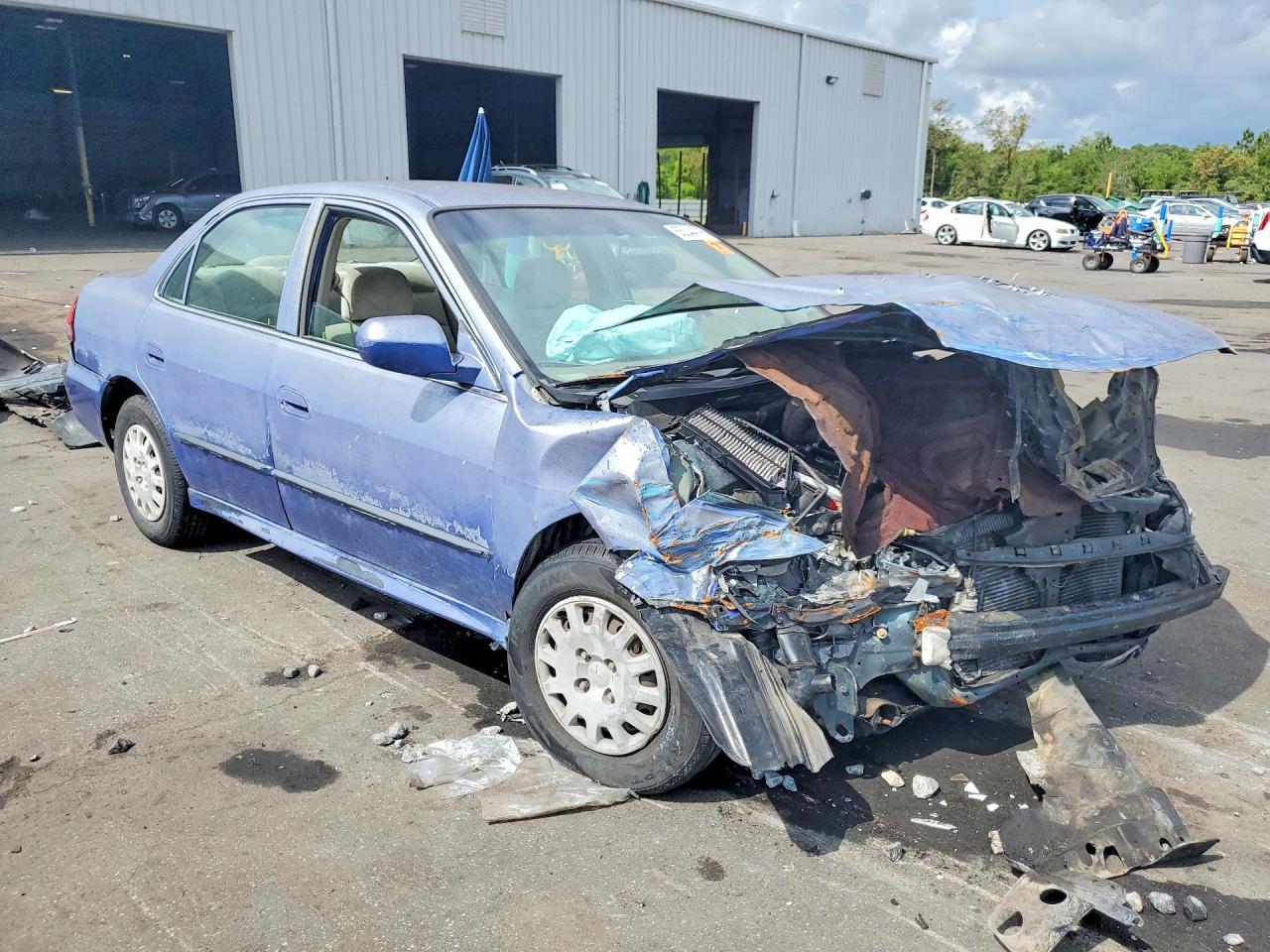 2001 Honda Accord Value Blue vin: 1HGCF86641A067431