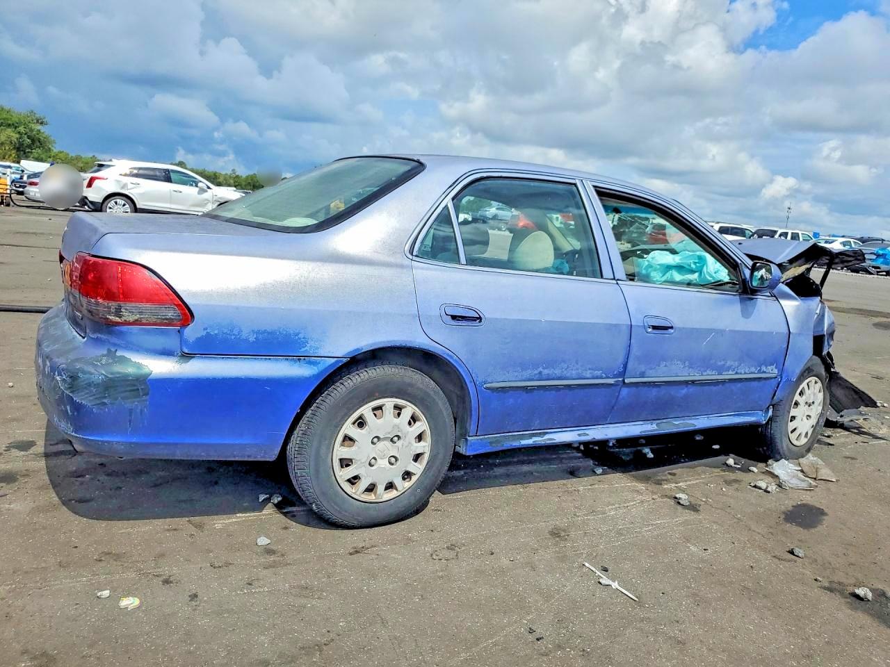 2001 Honda Accord Value Blue vin: 1HGCF86641A067431
