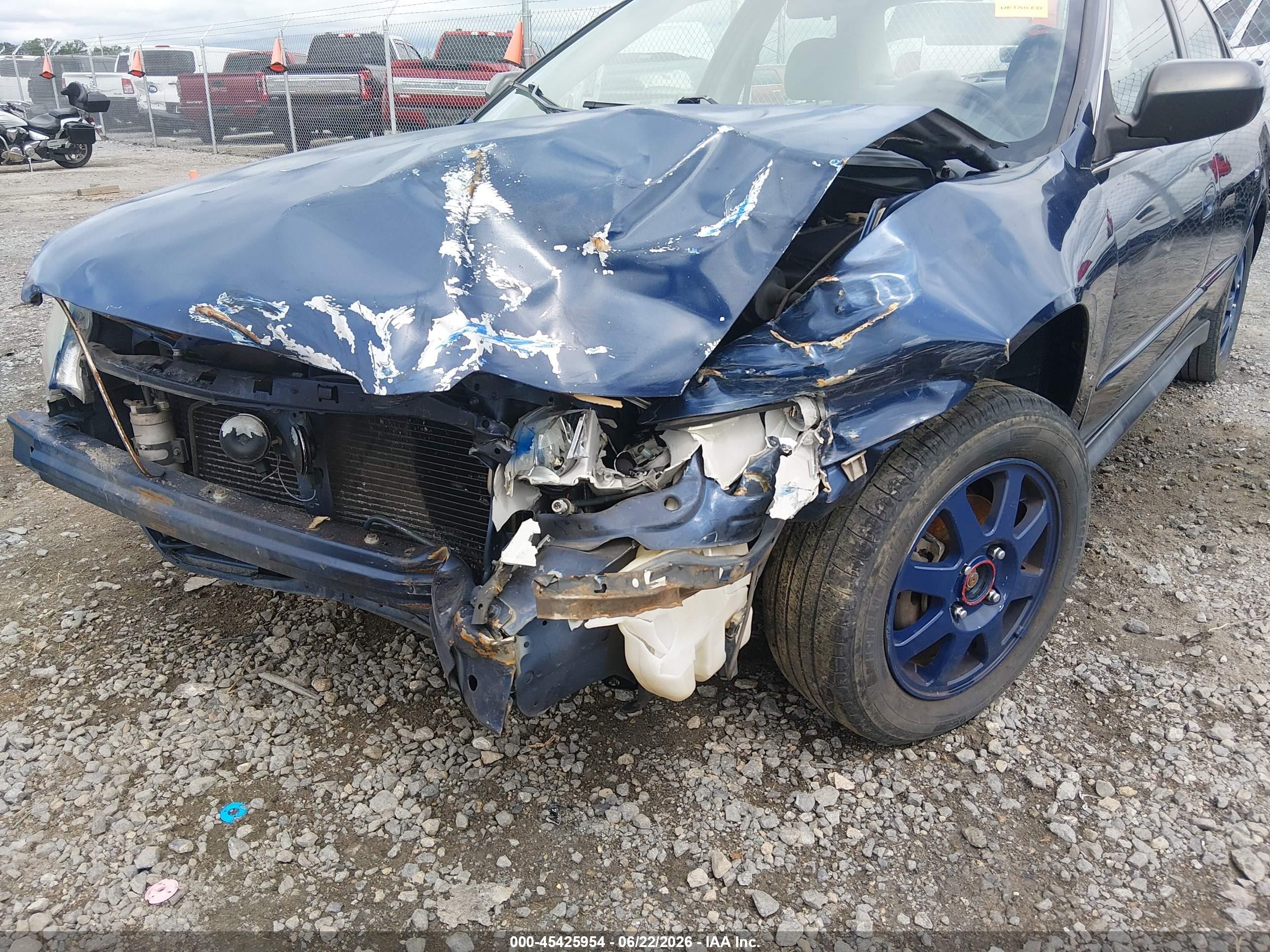 2002 Honda Accord 2.3 Vp Blue vin: 1HGCF86642A129153