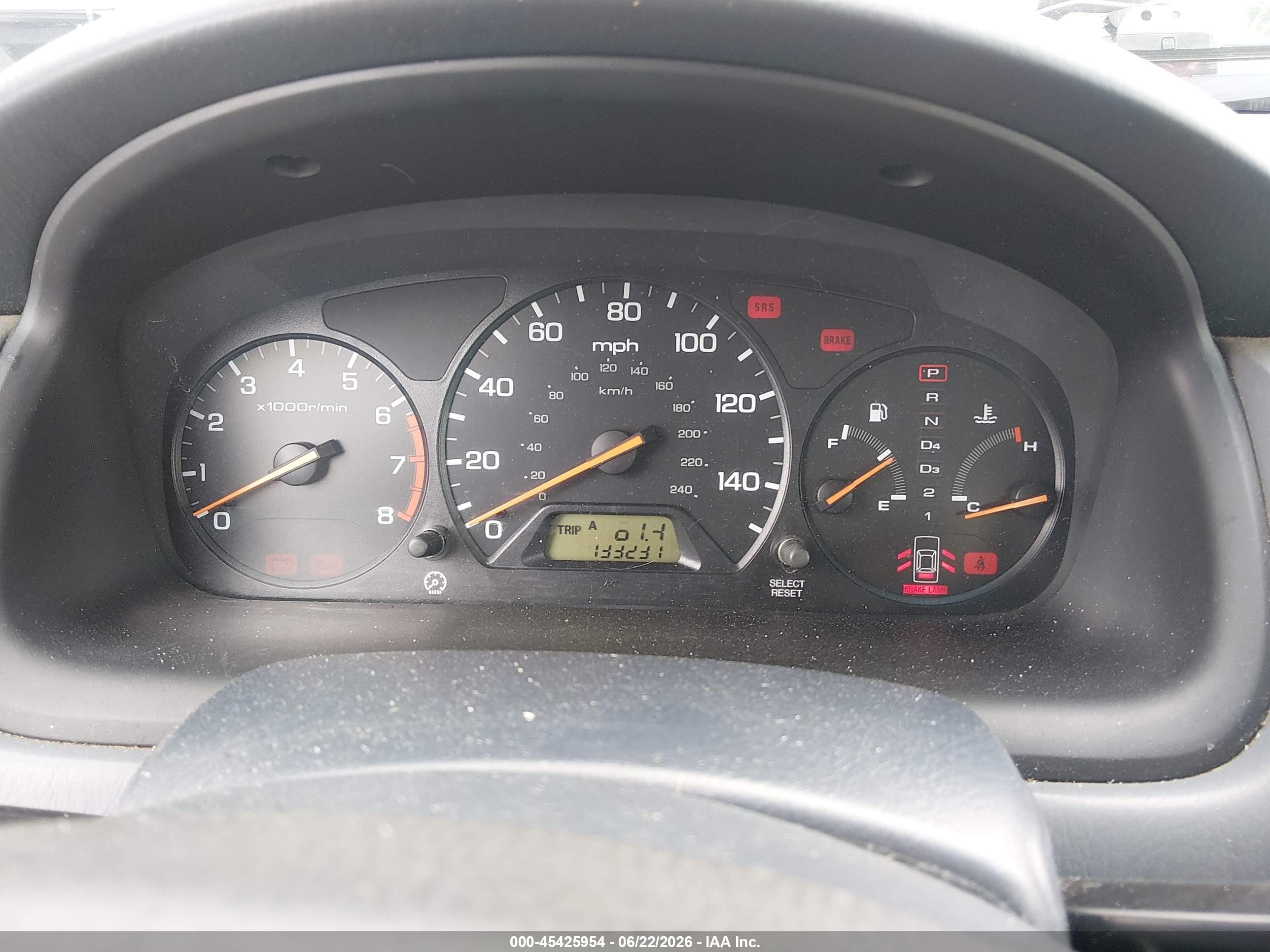 2002 Honda Accord 2.3 Vp Blue vin: 1HGCF86642A129153