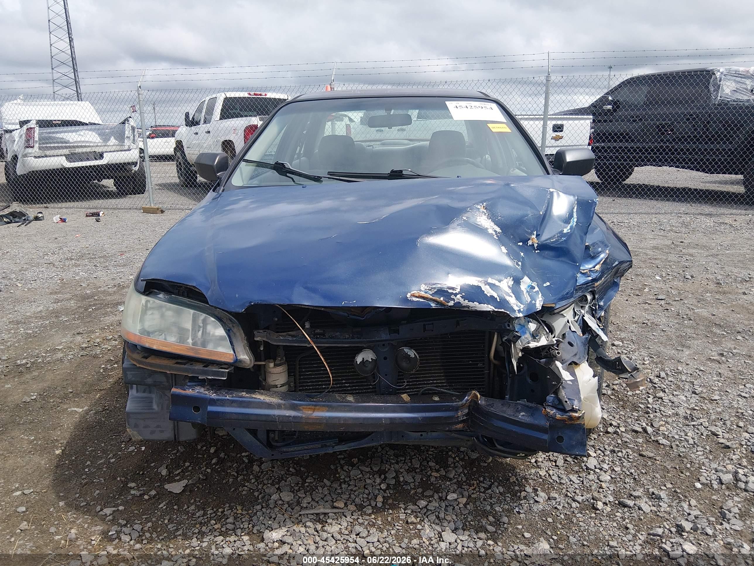 2002 Honda Accord 2.3 Vp Blue vin: 1HGCF86642A129153