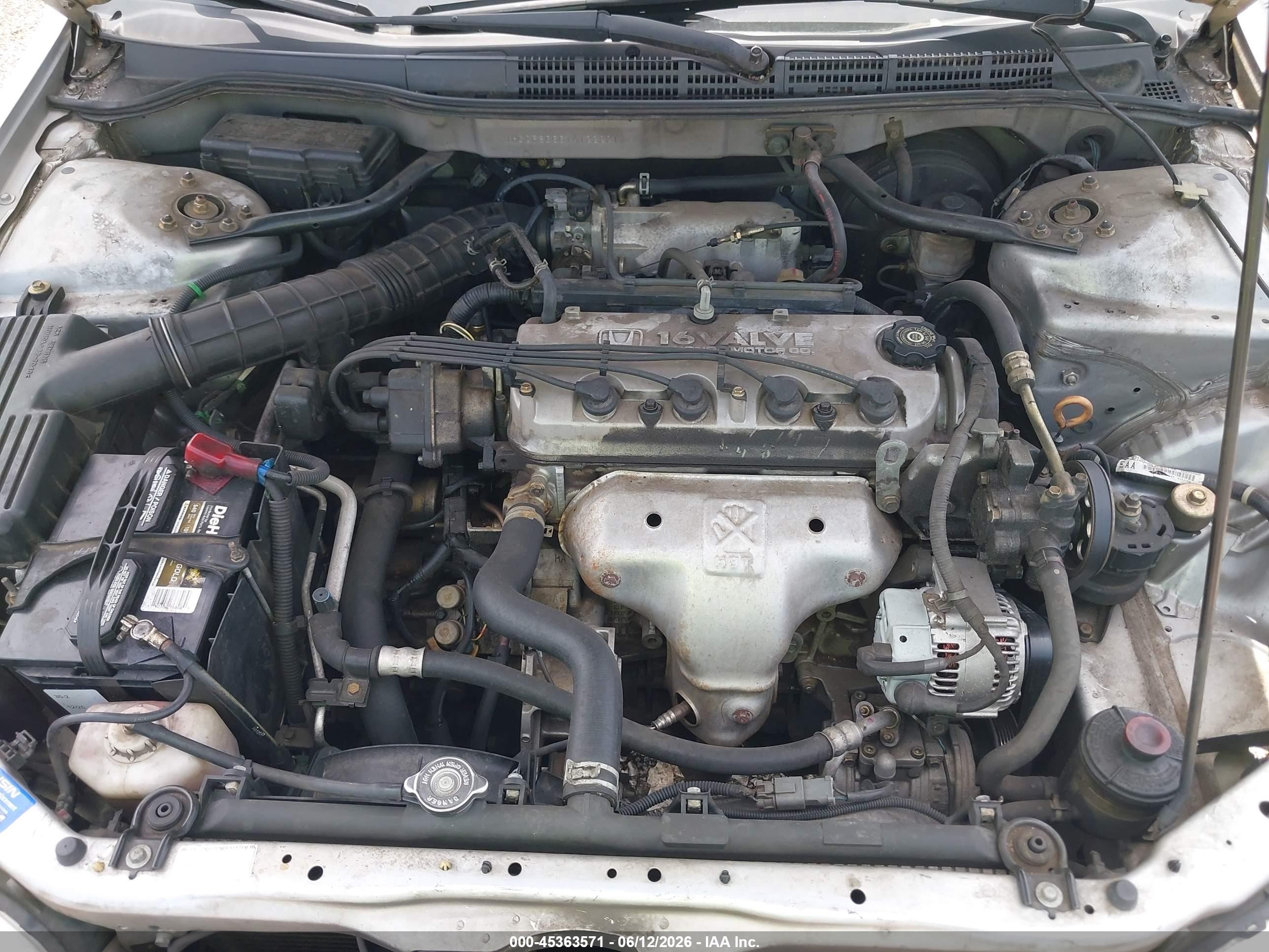 2001 Honda Accord Value Package Silver vin: 1HGCF86661A122221