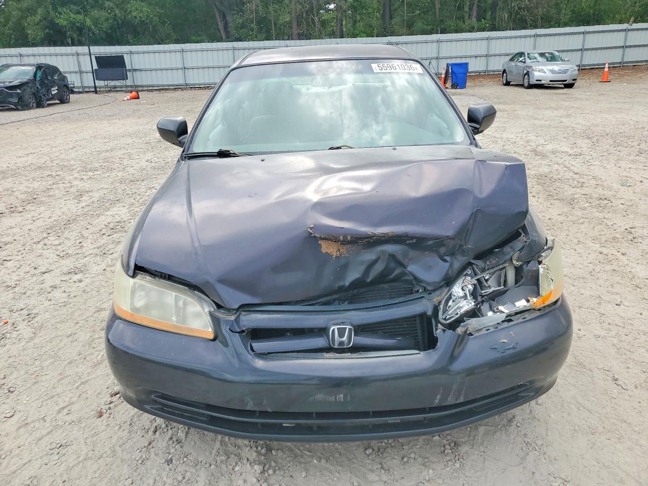 2001 Honda Accord Value Black vin: 1HGCF86661A137754