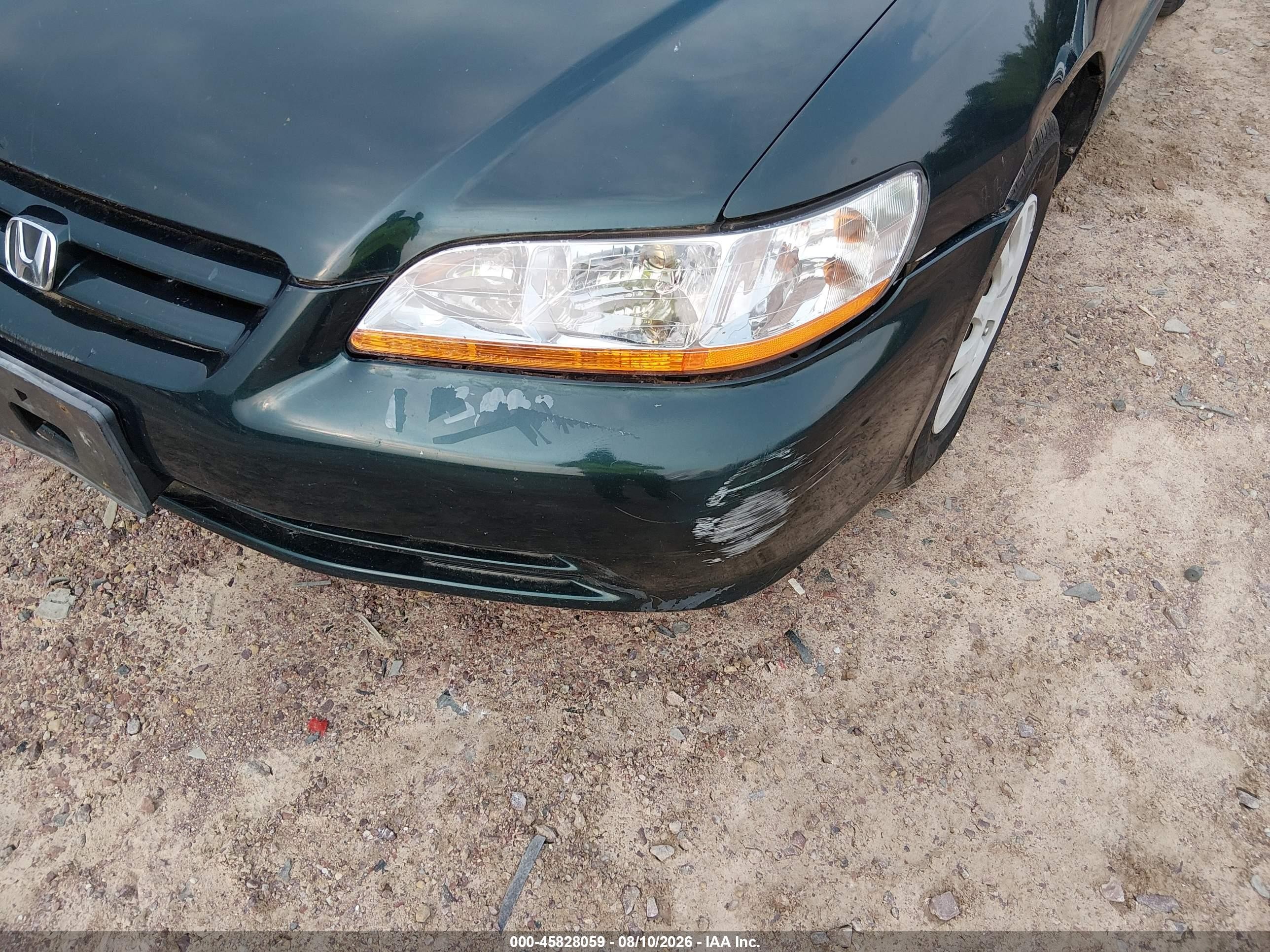 2001 Honda Accord Value Package Green vin: 1HGCF86681A148125
