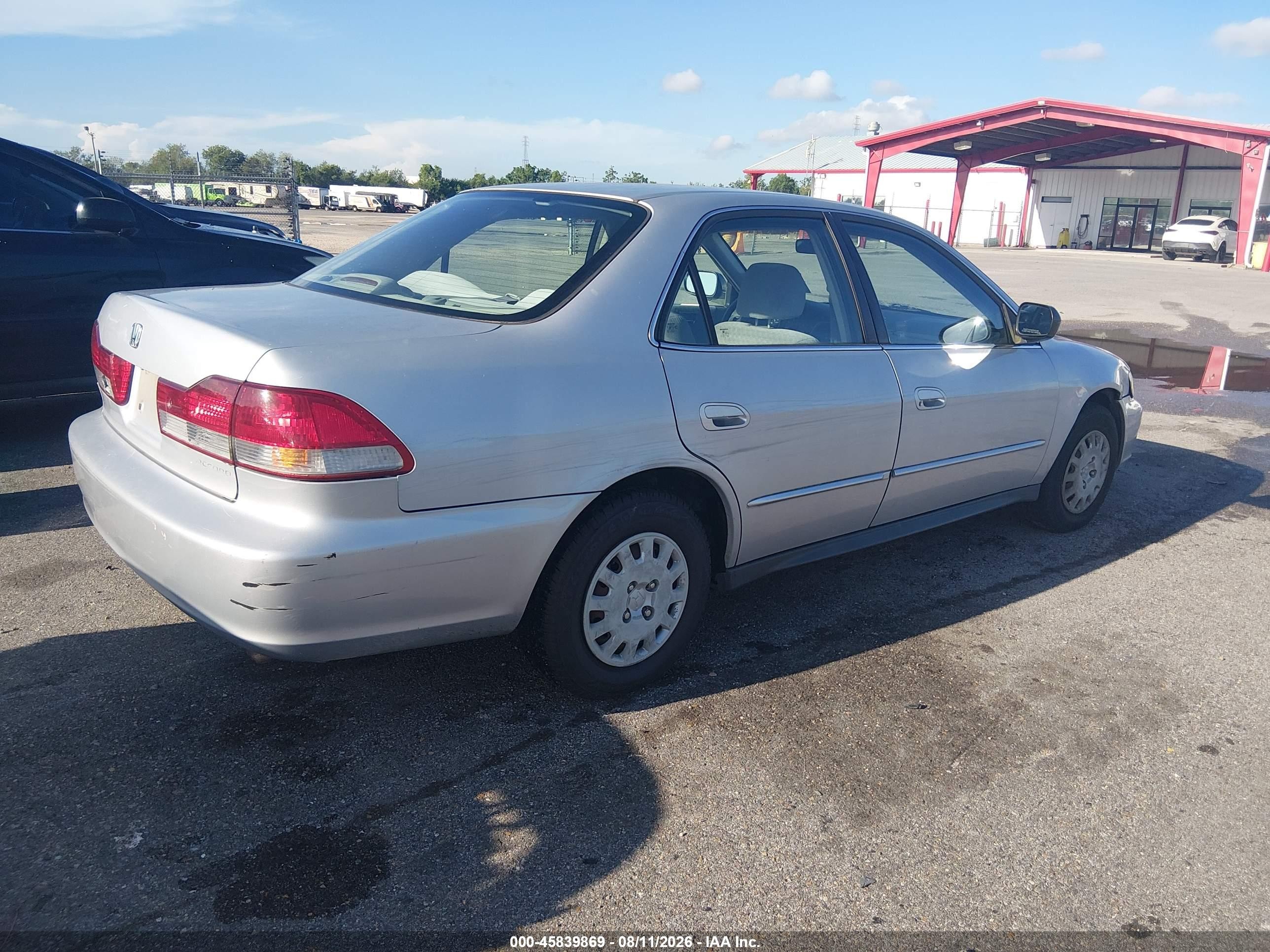 2001 Honda Accord Value Package Silver vin: 1HGCF866X1A096996