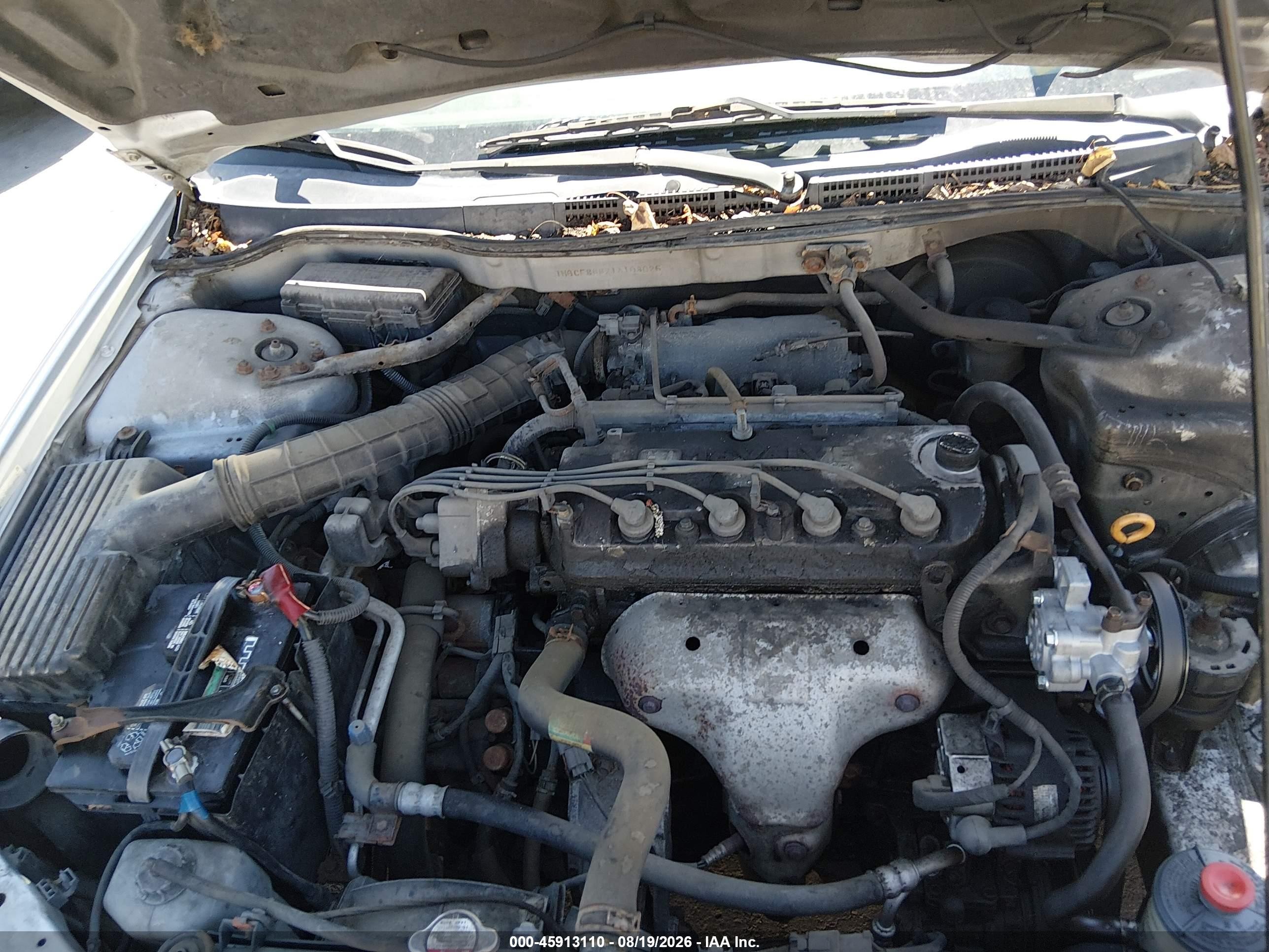 2001 Honda Accord Value Package Серебряный vin: 1HGCF866X1A103025