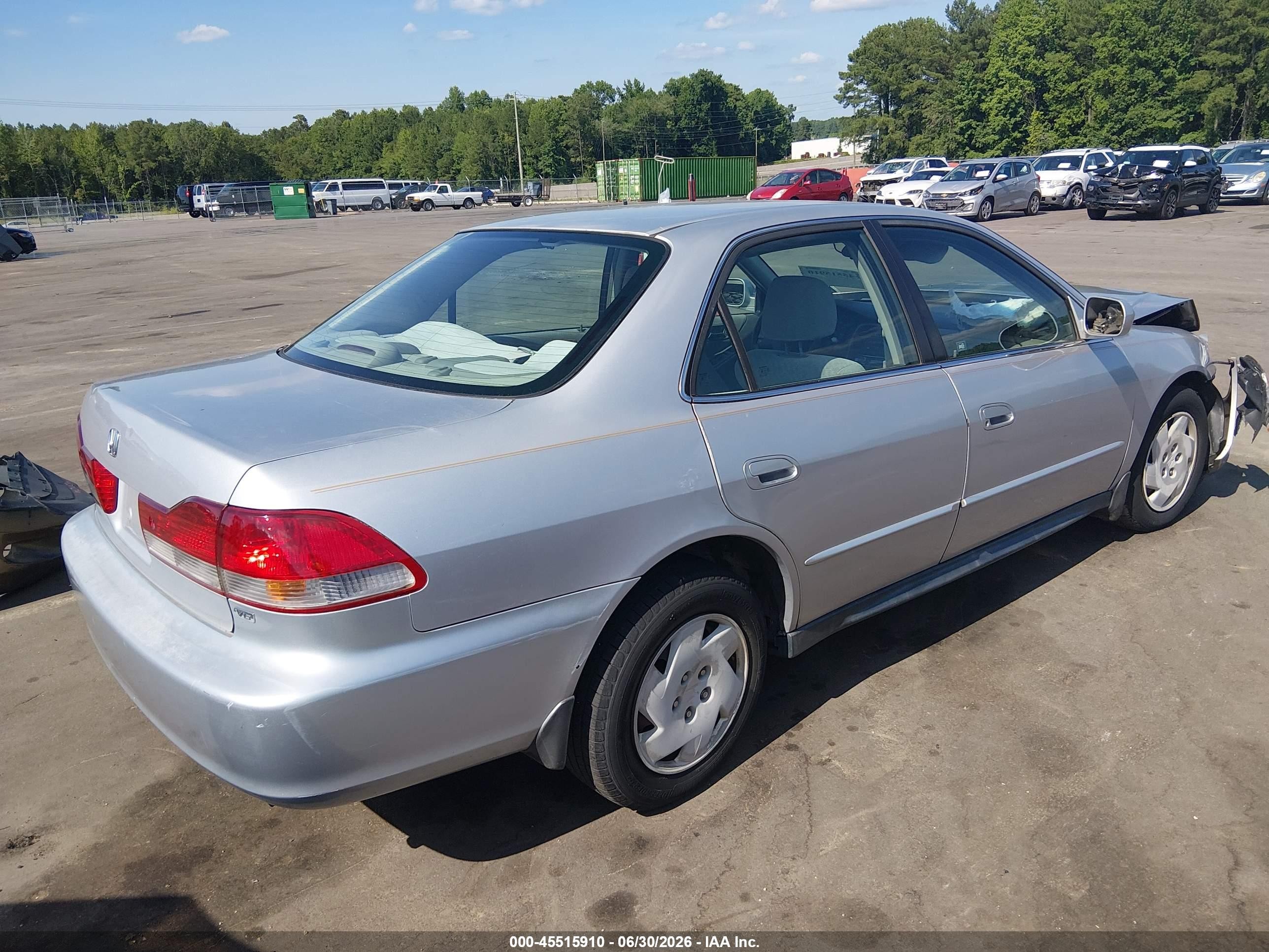 2002 Honda Accord 3.0 Lx Серебряный vin: 1HGCG16402A015377