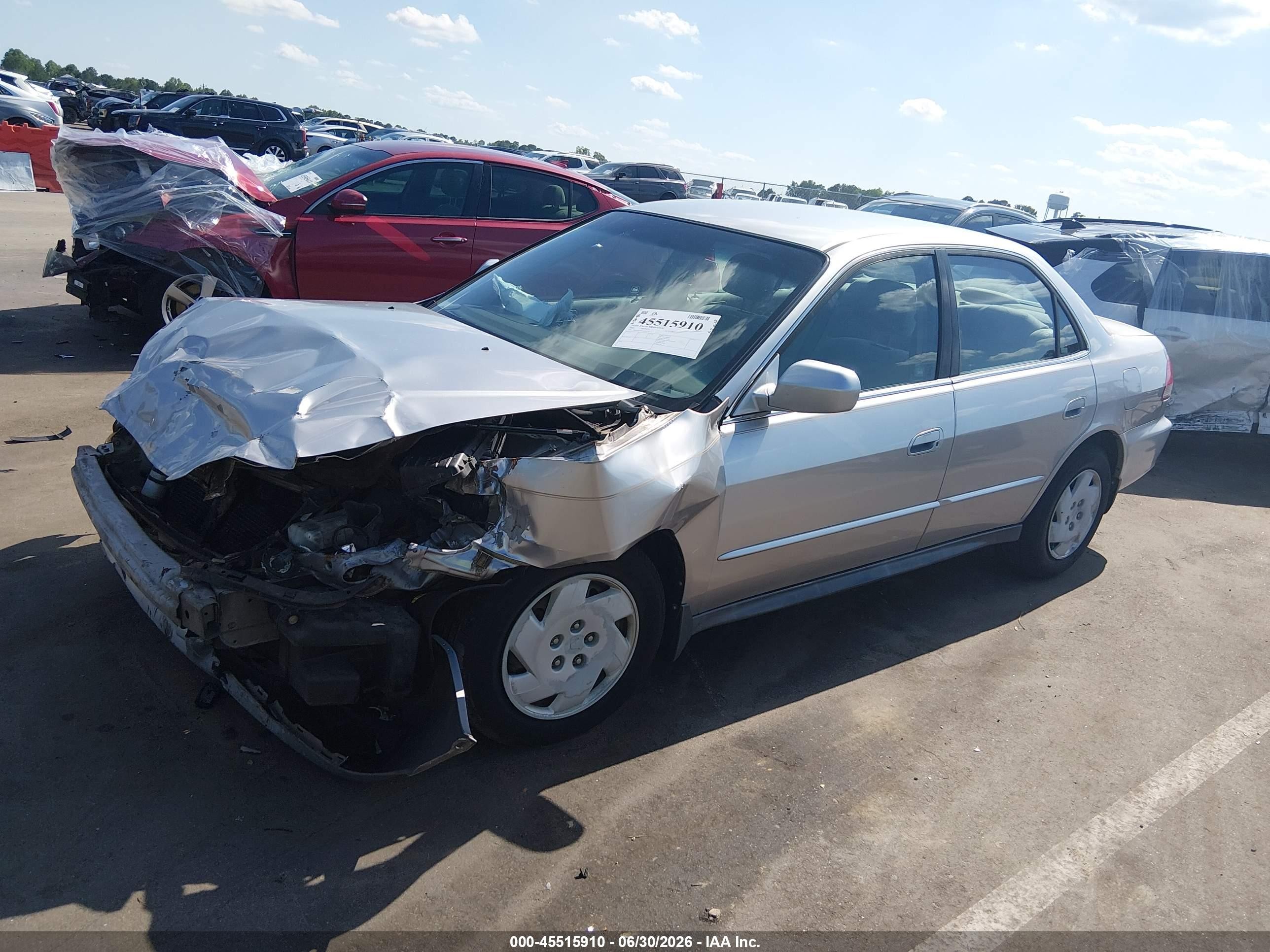 2002 Honda Accord 3.0 Lx Серебряный vin: 1HGCG16402A015377