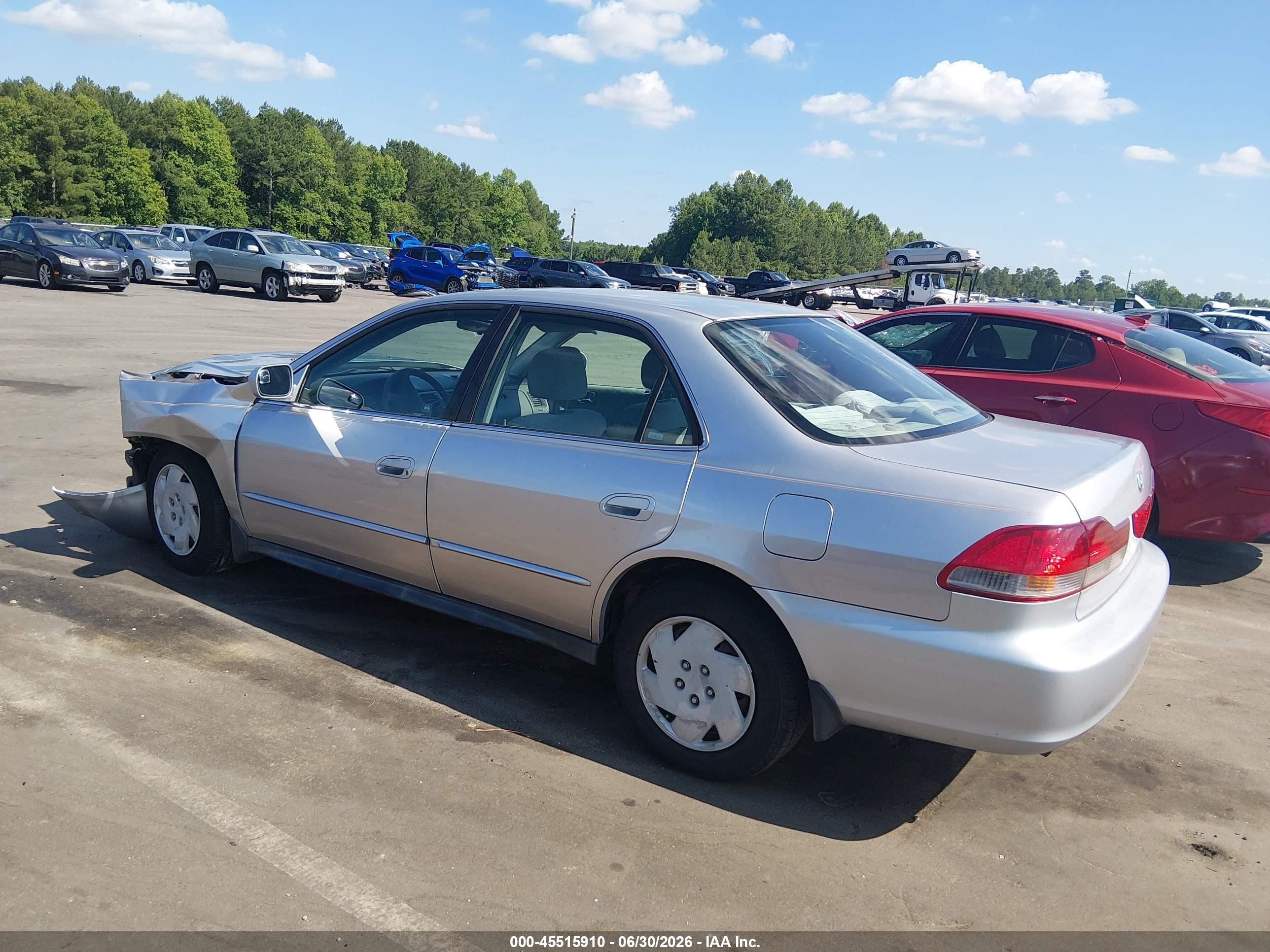 2002 Honda Accord 3.0 Lx Серебряный vin: 1HGCG16402A015377
