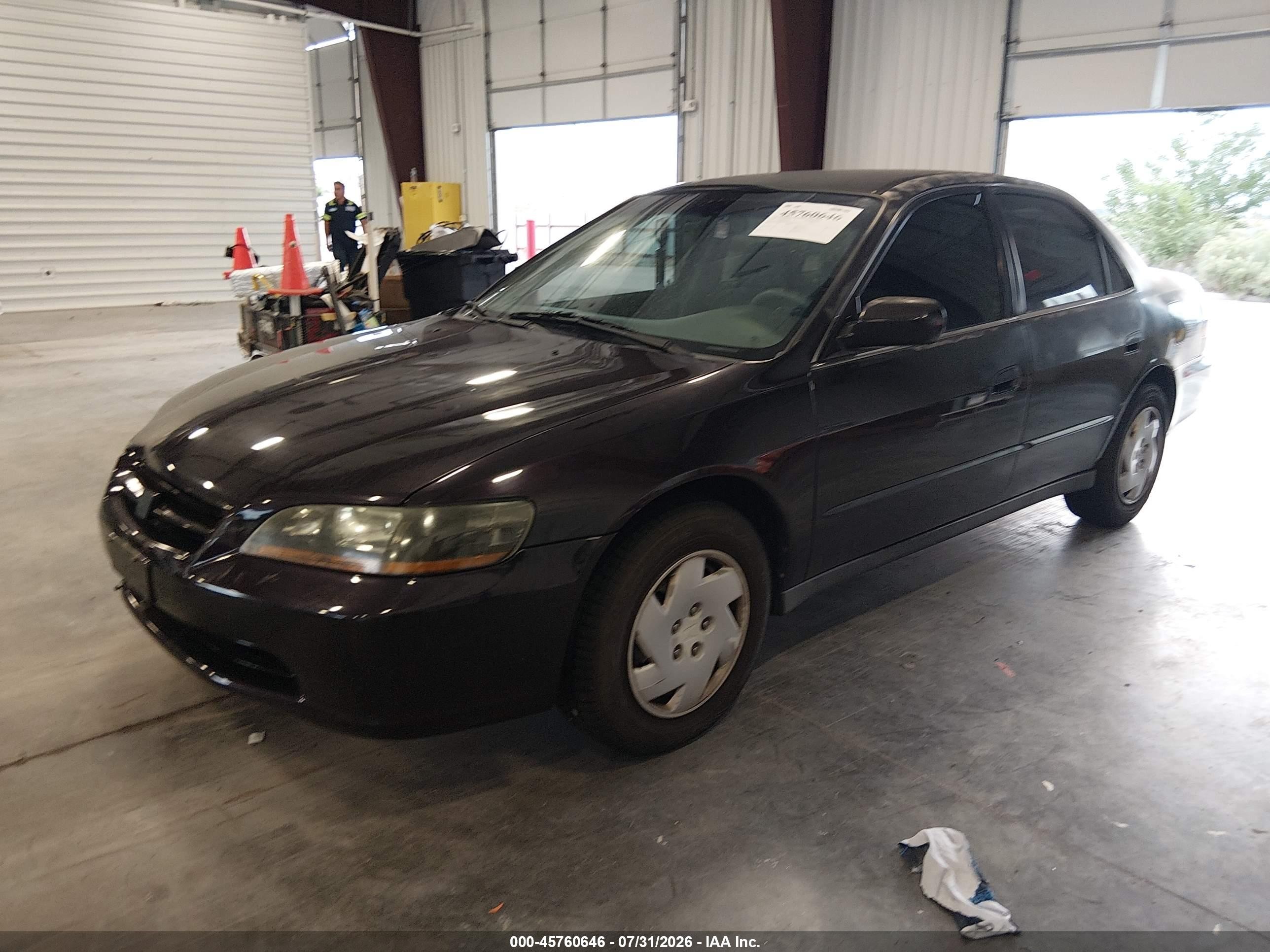 1998 Honda Accord Lx V6 Purple vin: 1HGCG1641WA013322