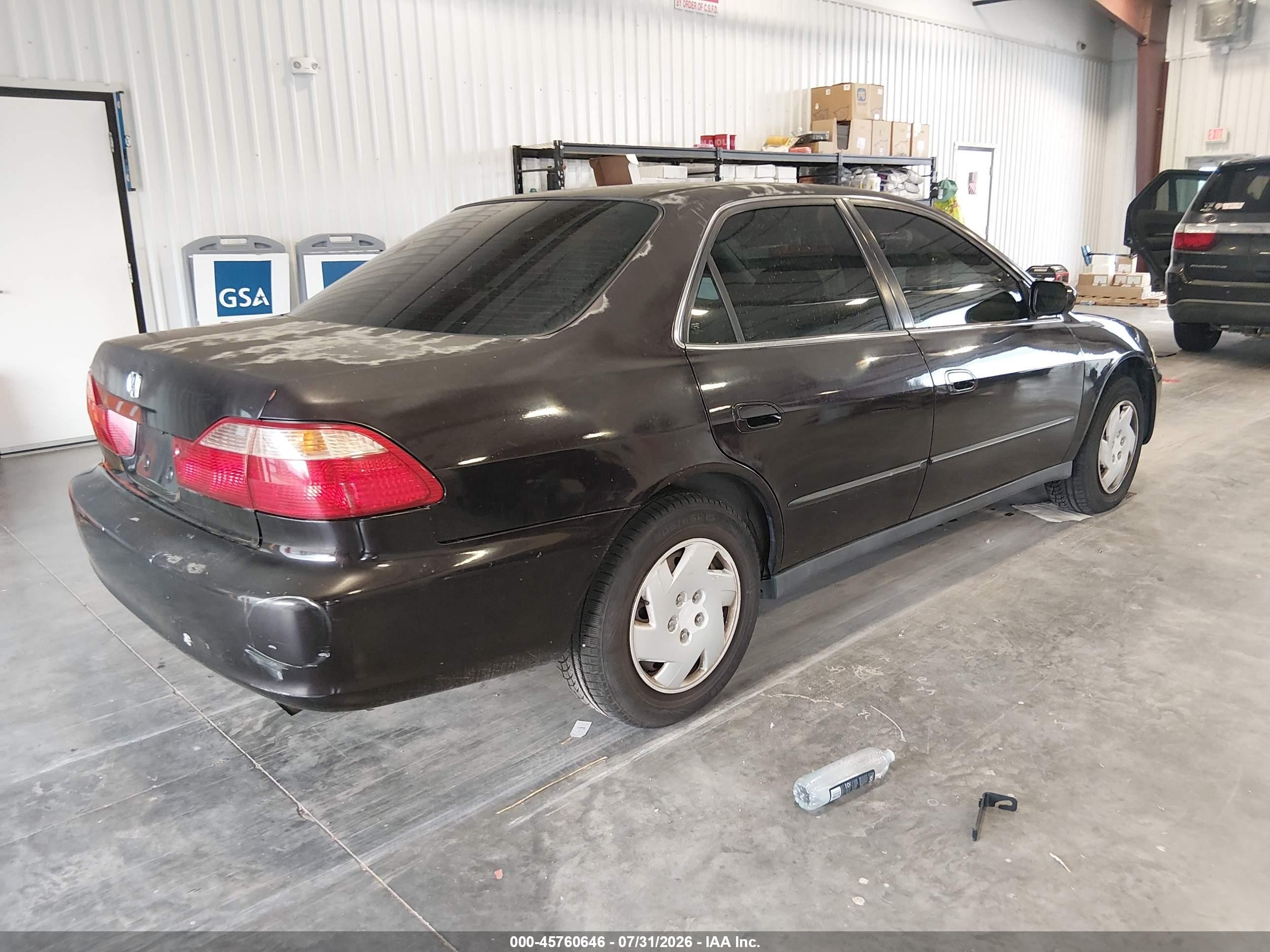 1998 Honda Accord Lx V6 Purple vin: 1HGCG1641WA013322