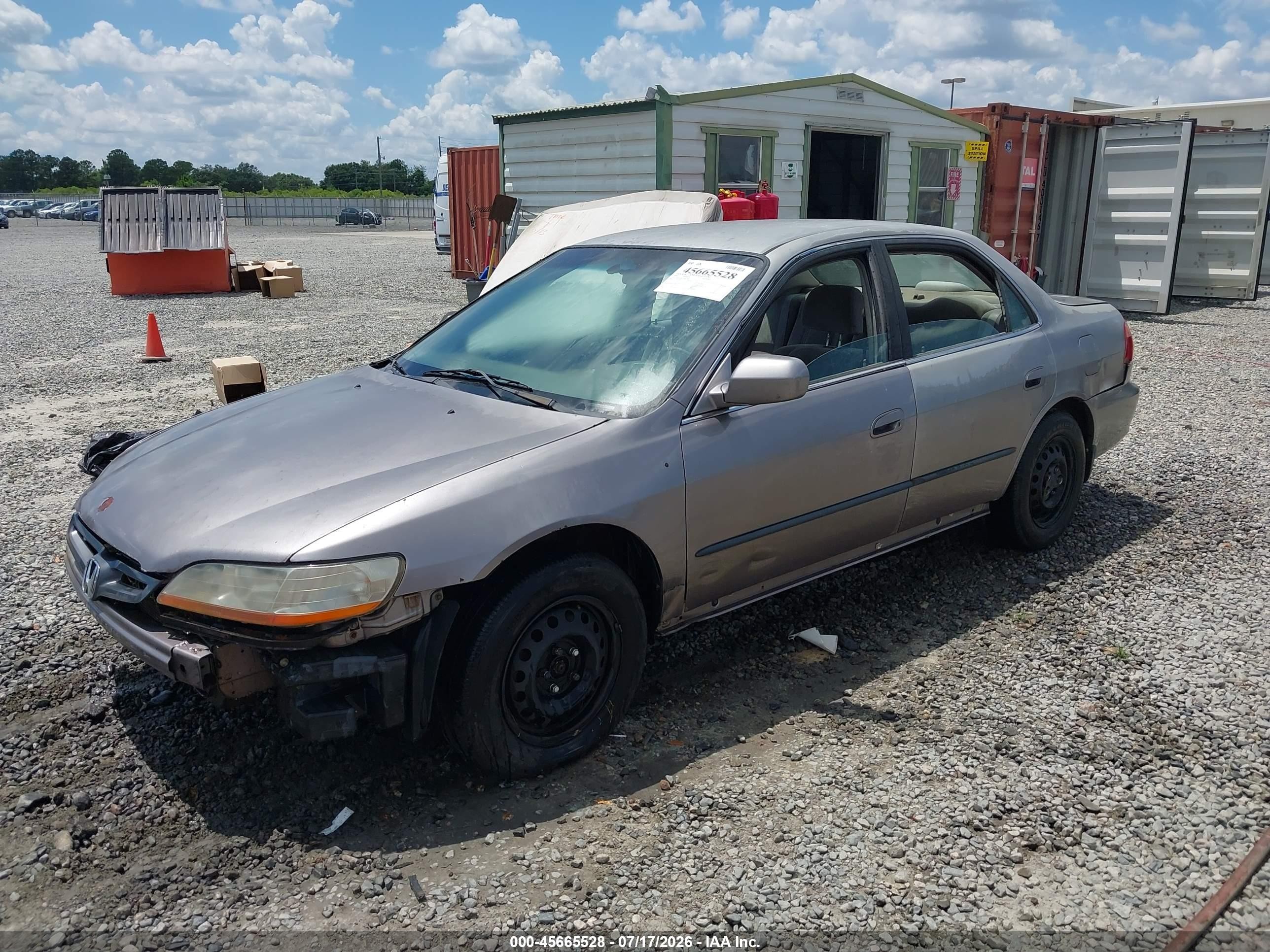 2000 Honda Accord 3.0 Lx Gray vin: 1HGCG1641YA017082