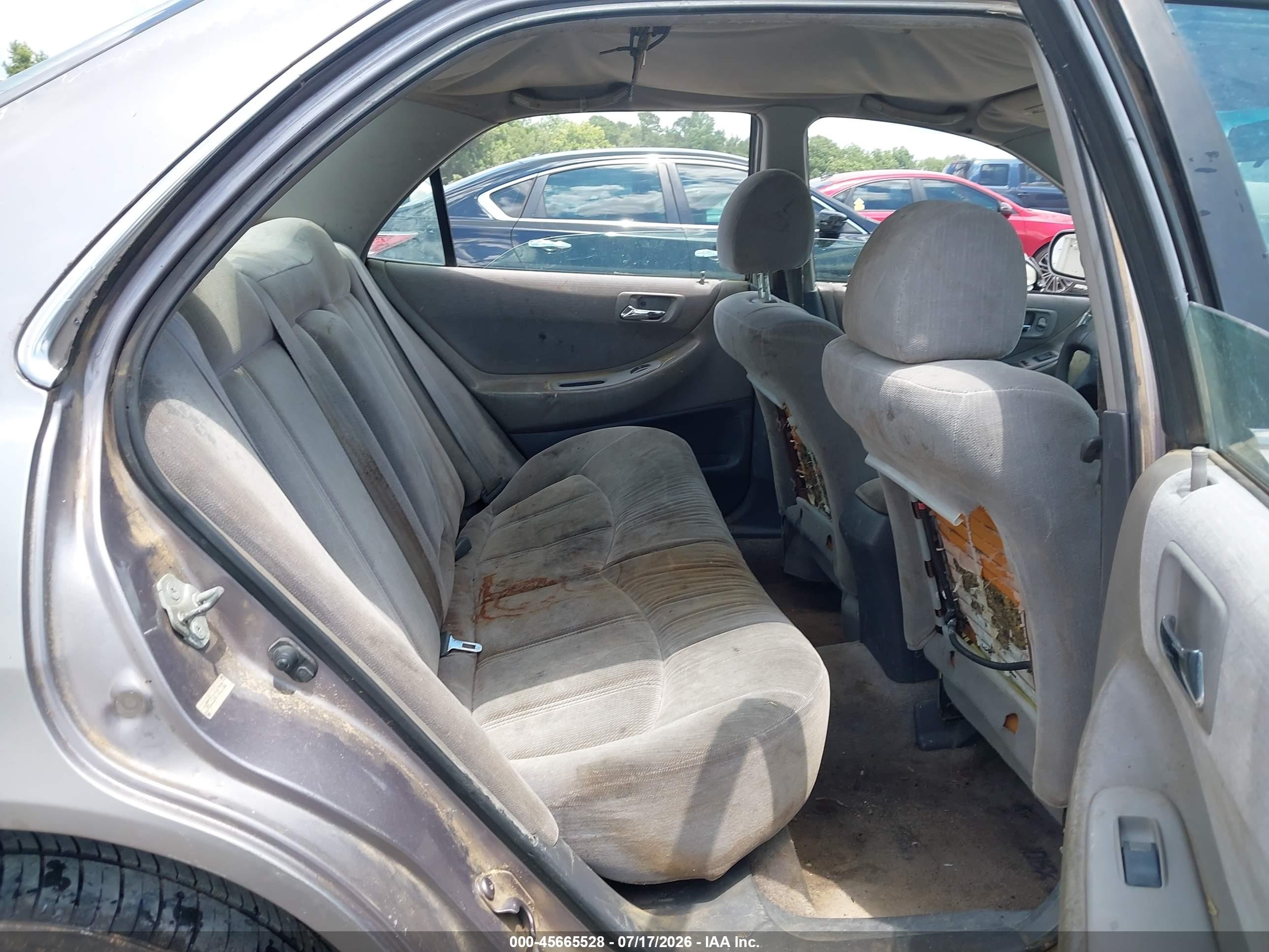 2000 Honda Accord 3.0 Lx Gray vin: 1HGCG1641YA017082