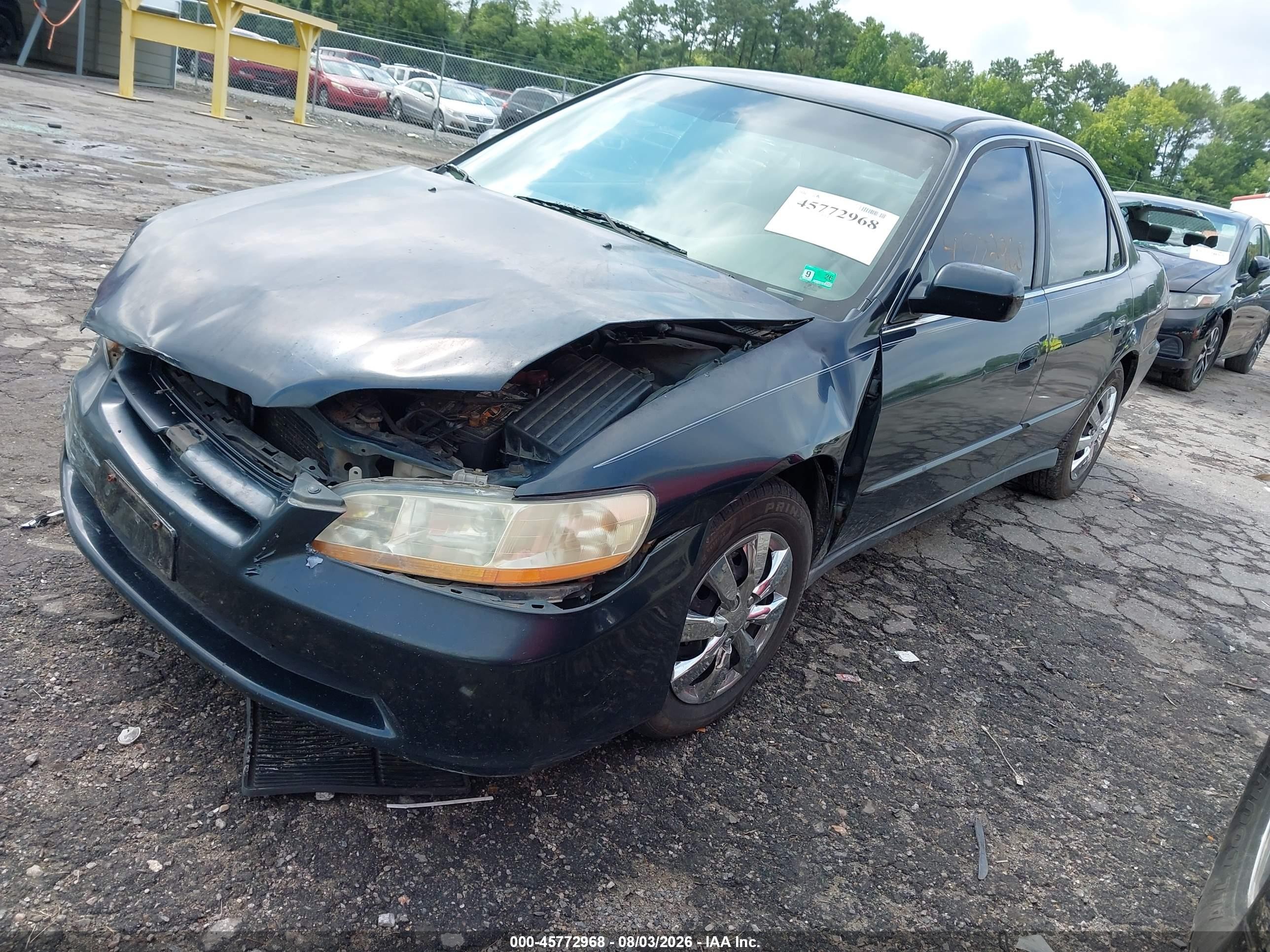 1998 Honda Accord Lx V6 Green vin: 1HGCG1642WA024250