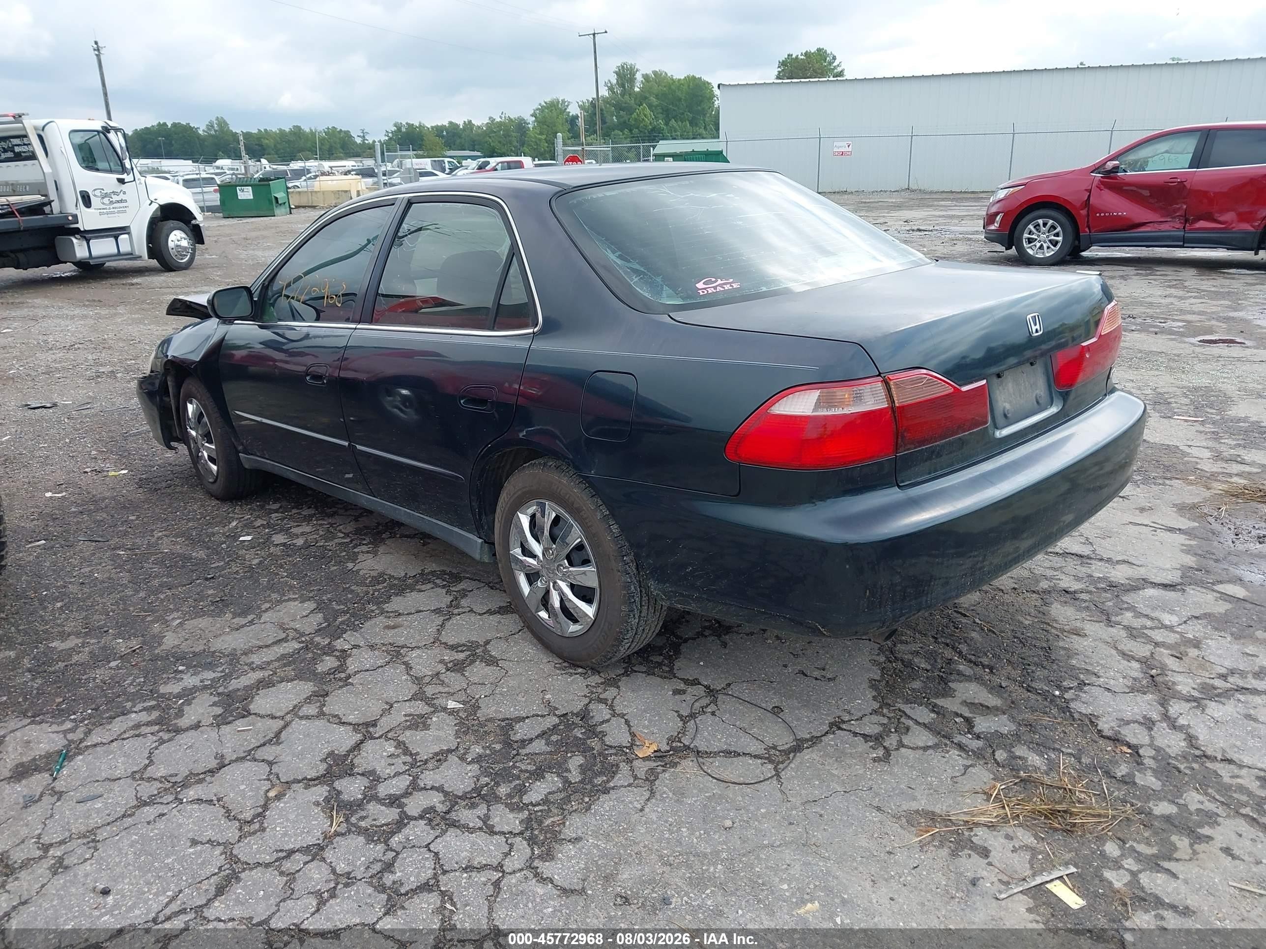 1998 Honda Accord Lx V6 Green vin: 1HGCG1642WA024250