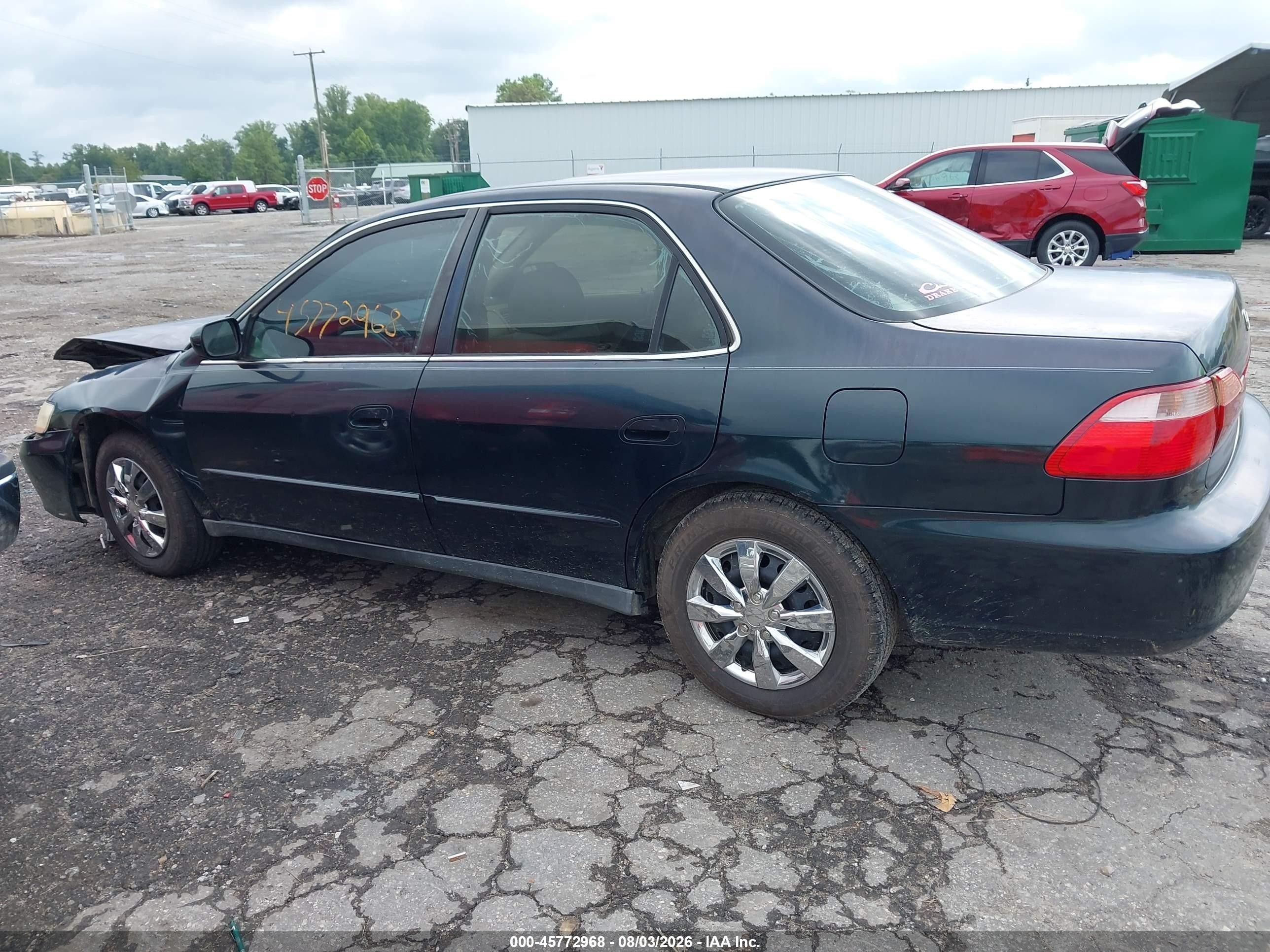 1998 Honda Accord Lx V6 Green vin: 1HGCG1642WA024250