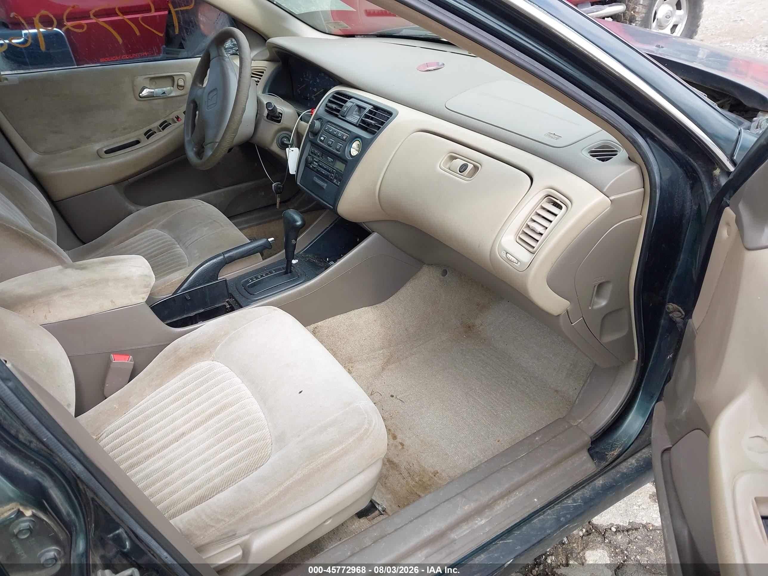 1998 Honda Accord Lx V6 Green vin: 1HGCG1642WA024250