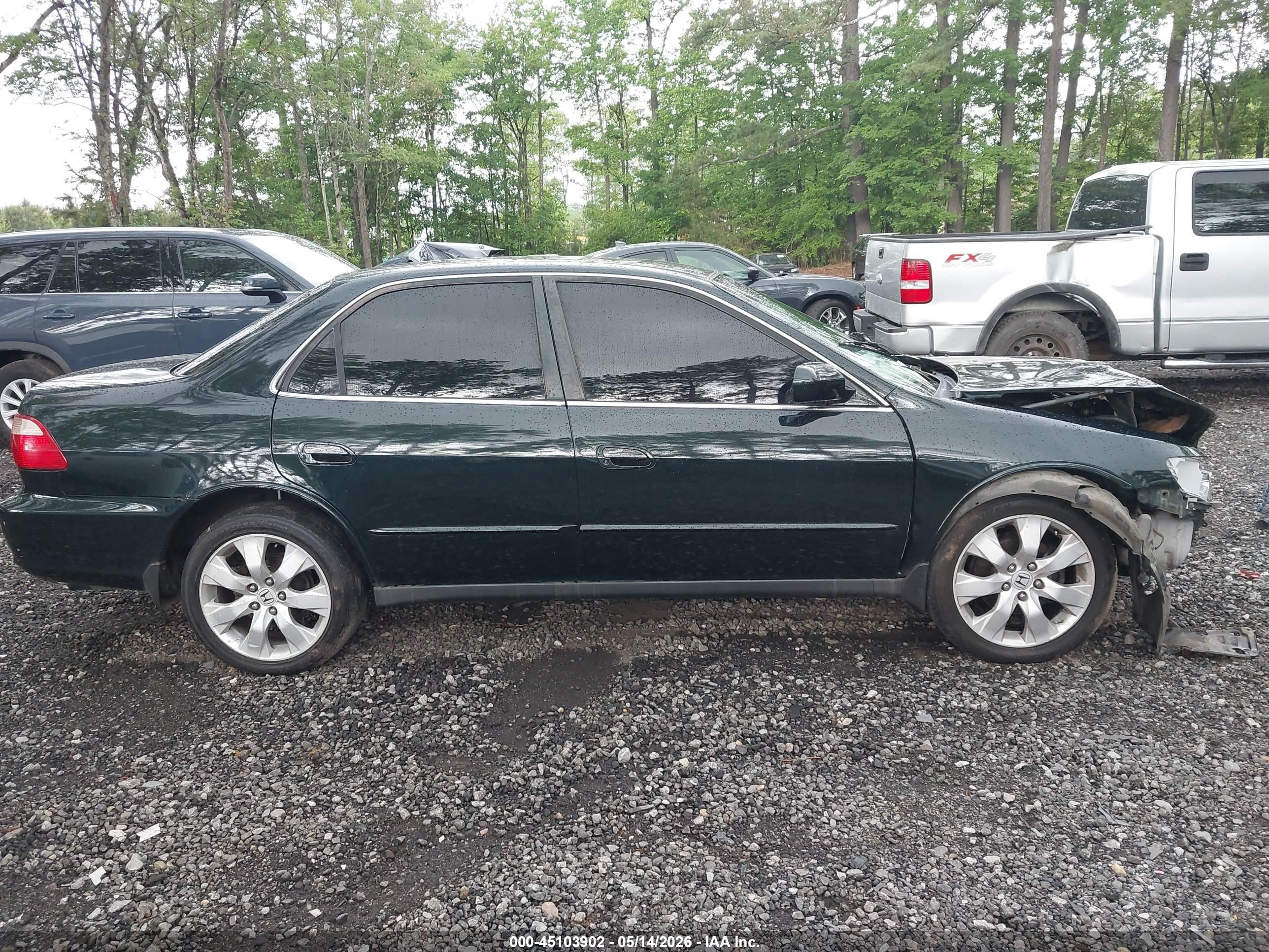 1998 Honda Accord Lx V6 Green vin: 1HGCG1642WA059421