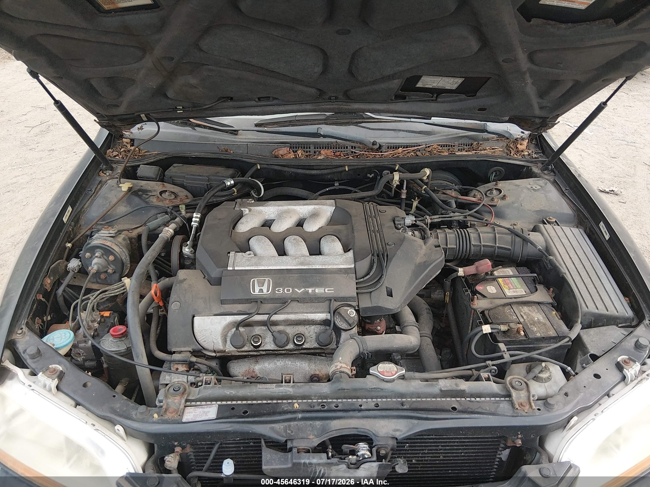 1998 Honda Accord Lx V6 Black vin: 1HGCG1643WA075109
