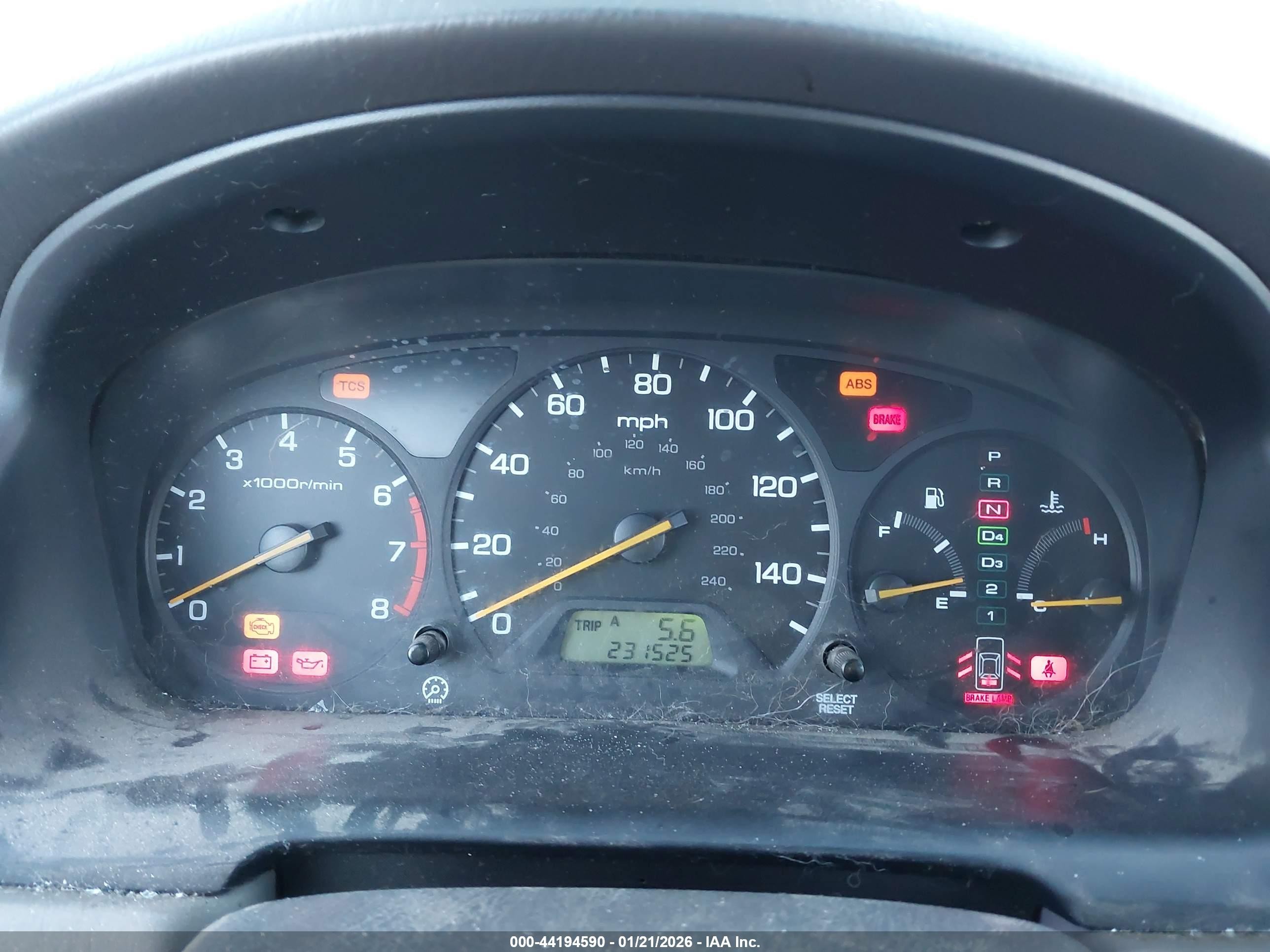 2001 Honda Accord 3.0 Lx Серебряный vin: 1HGCG16441A073314
