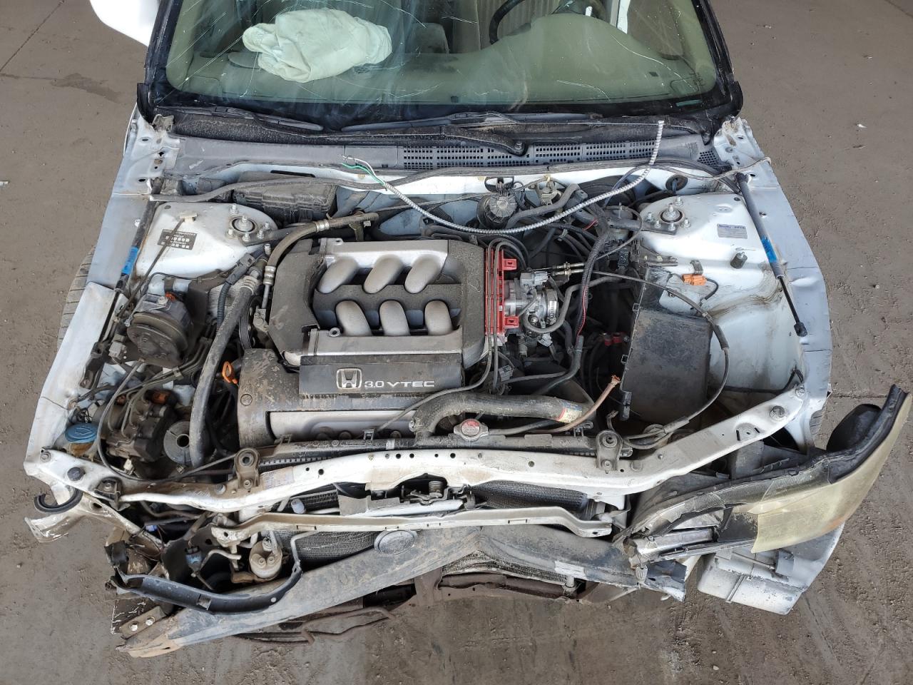 1998 Honda Accord Lx White vin: 1HGCG1644WA000466
