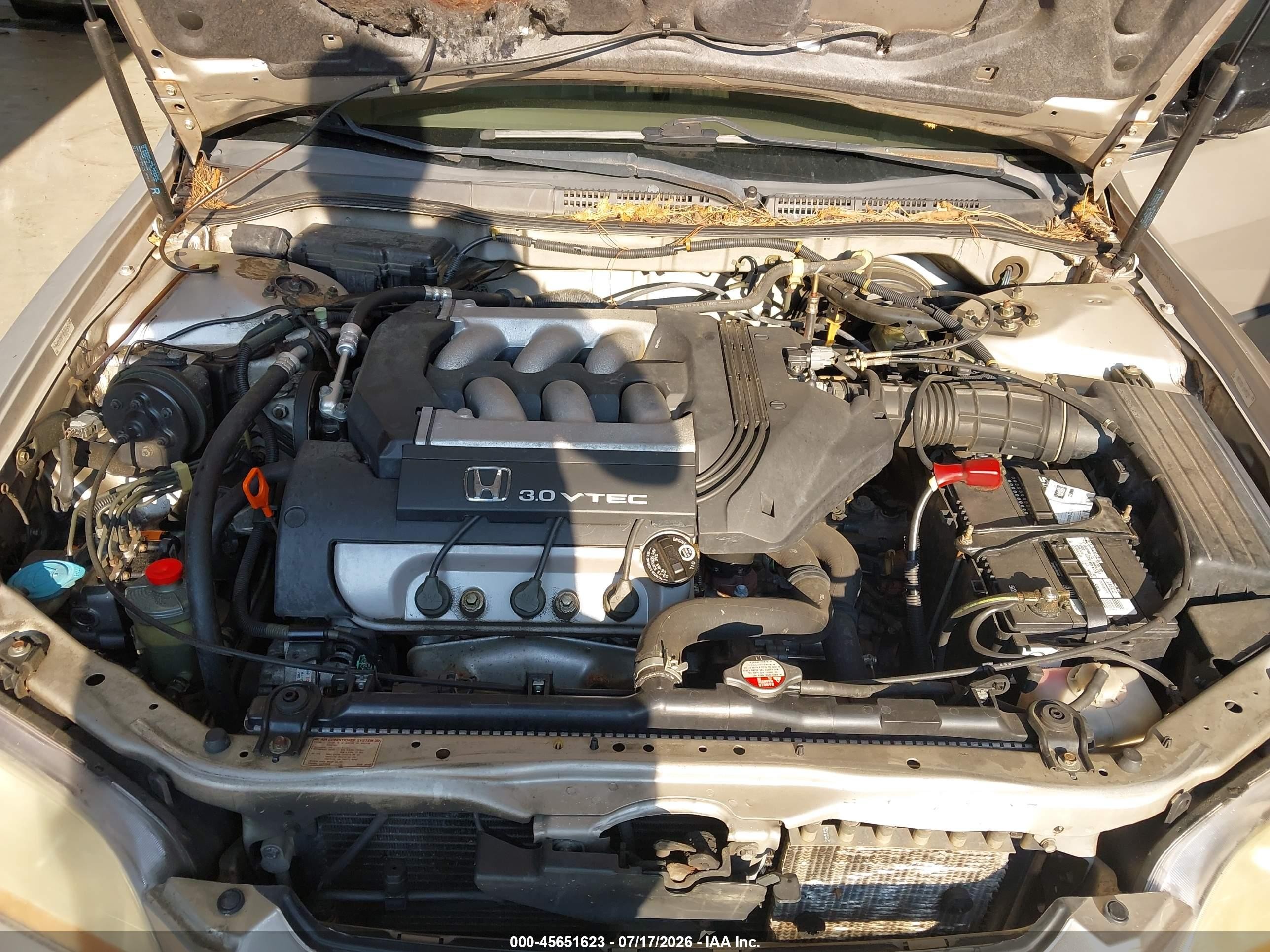 1999 Honda Accord Lx V6 Champagne vin: 1HGCG1644XA057770