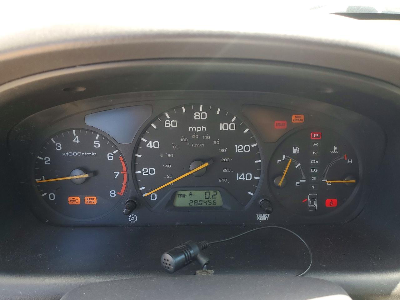 2000 Honda Accord Lx Gray vin: 1HGCG1645YA058377
