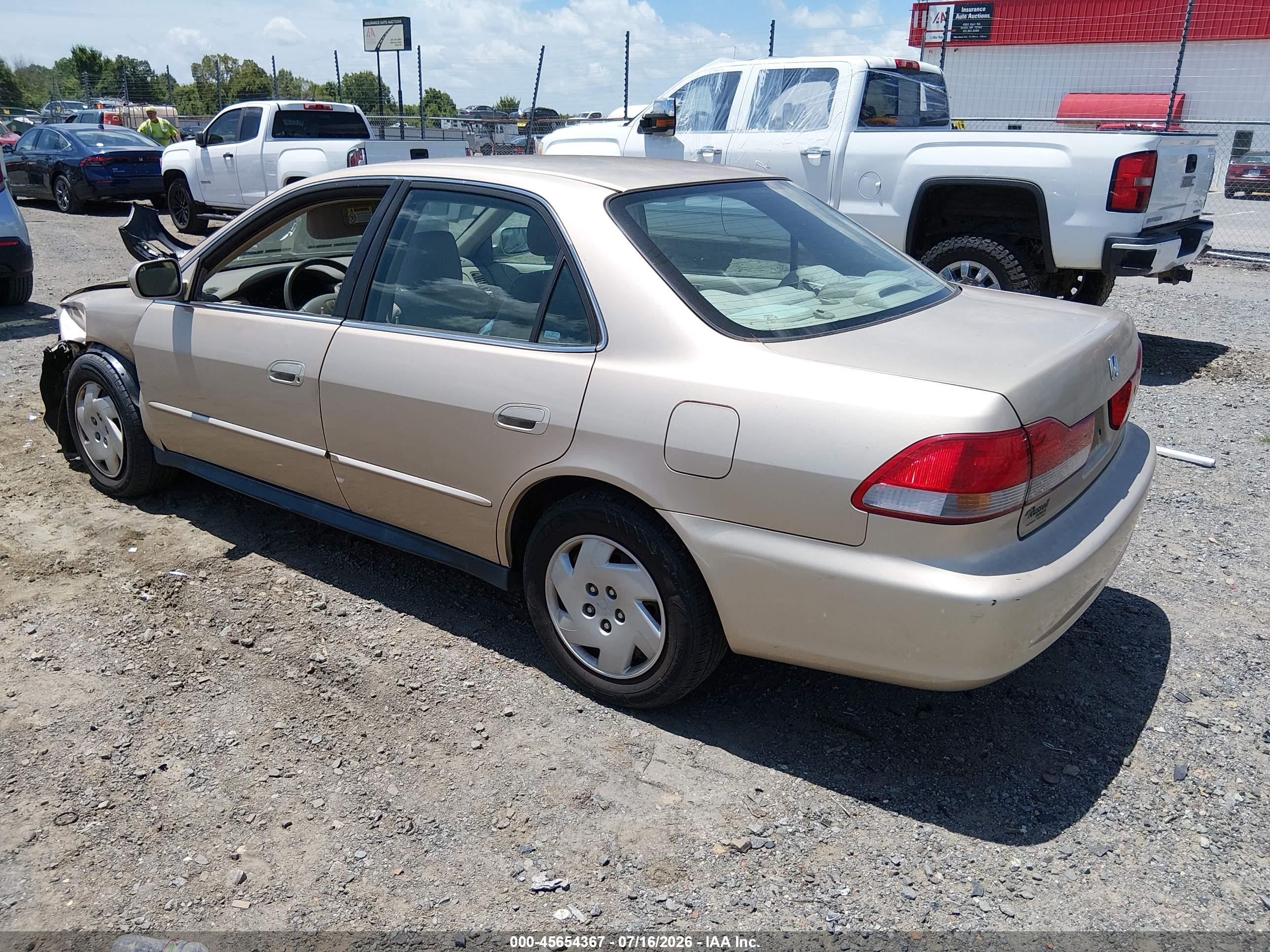 2002 Honda Accord 3.0 Lx Бежевый vin: 1HGCG16462A036489