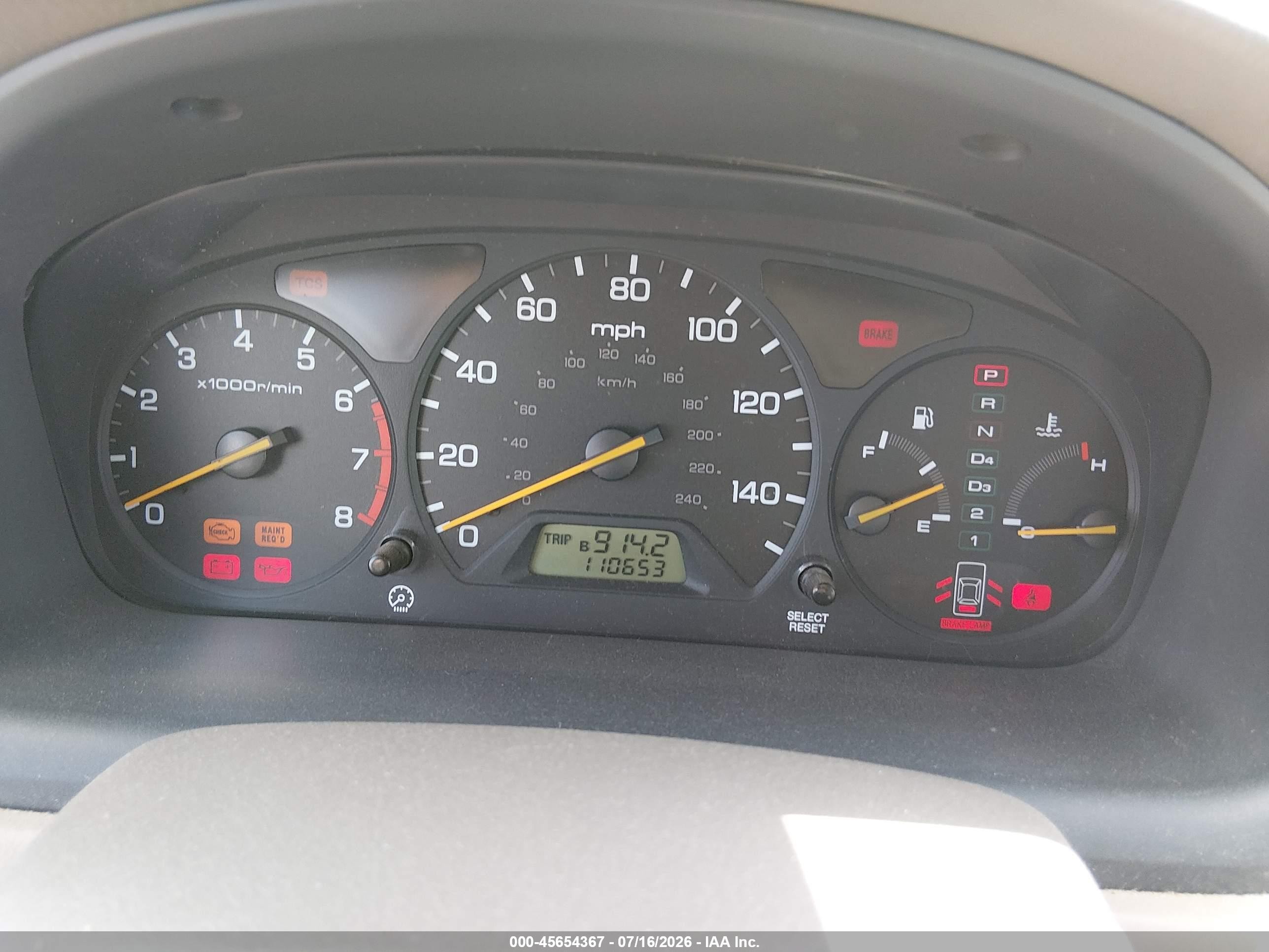 2002 Honda Accord 3.0 Lx Бежевый vin: 1HGCG16462A036489