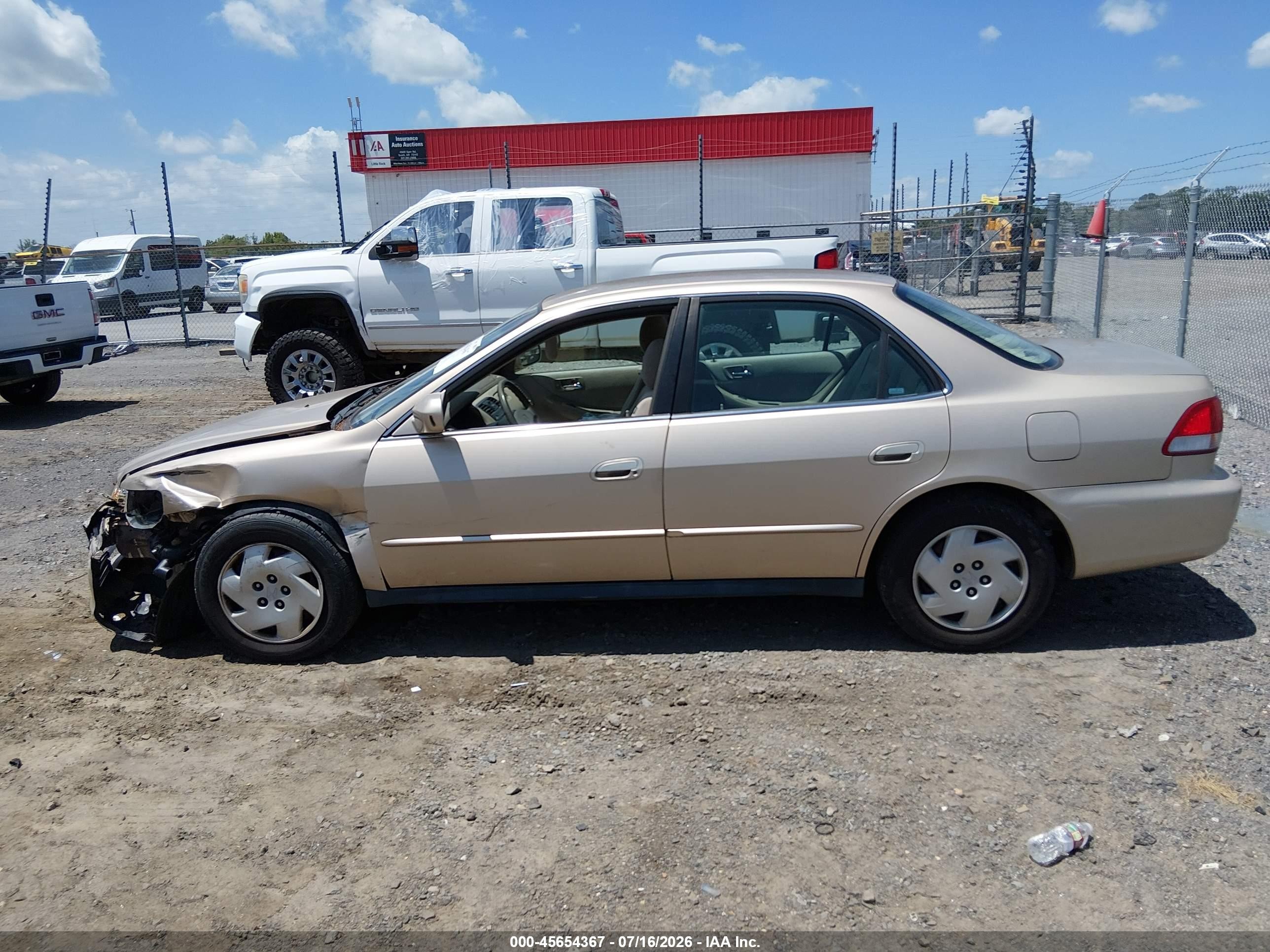 2002 Honda Accord 3.0 Lx Бежевый vin: 1HGCG16462A036489