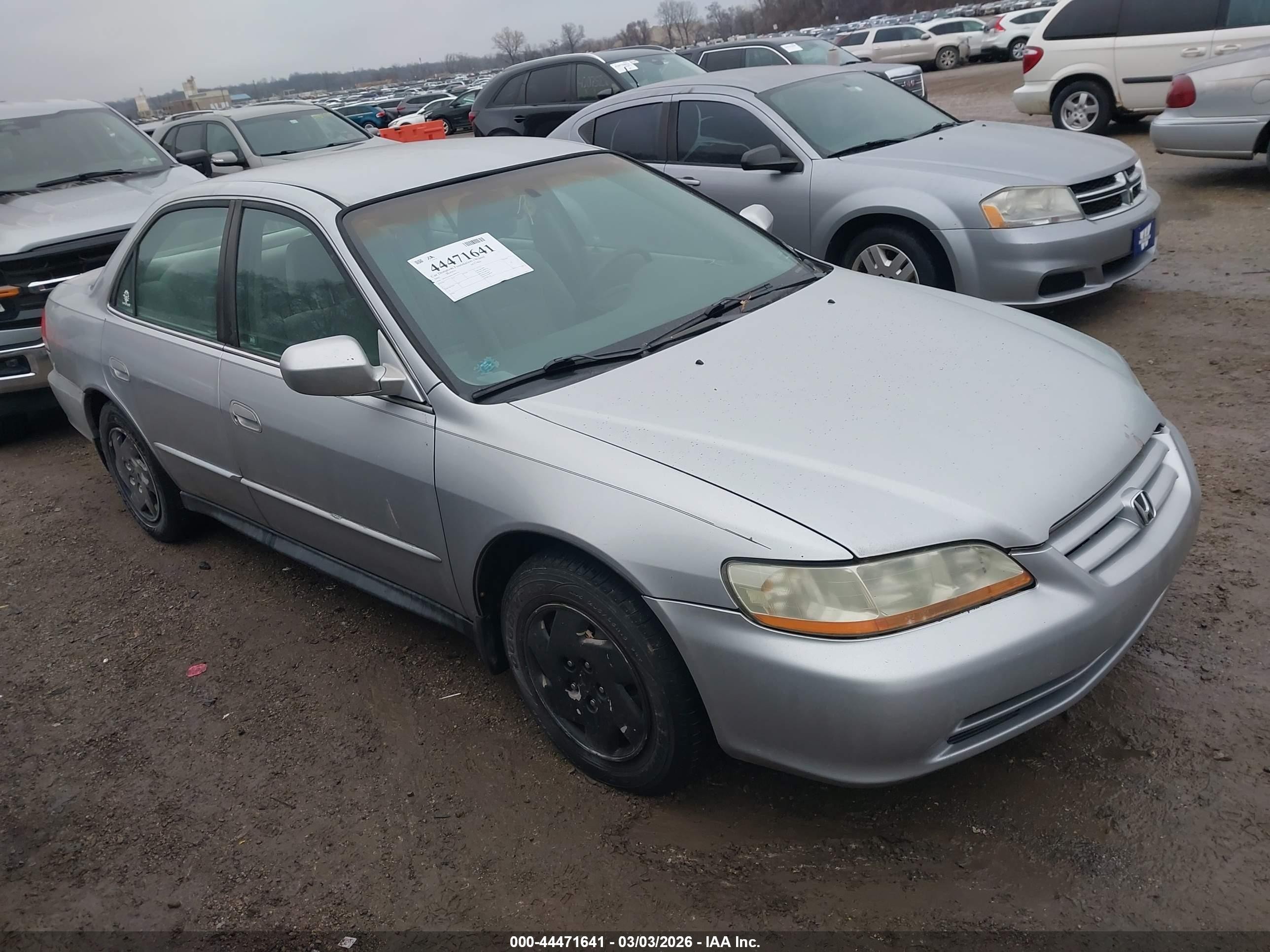 2002 Honda Accord 3.0 Lx Silver vin: 1HGCG16462A069752
