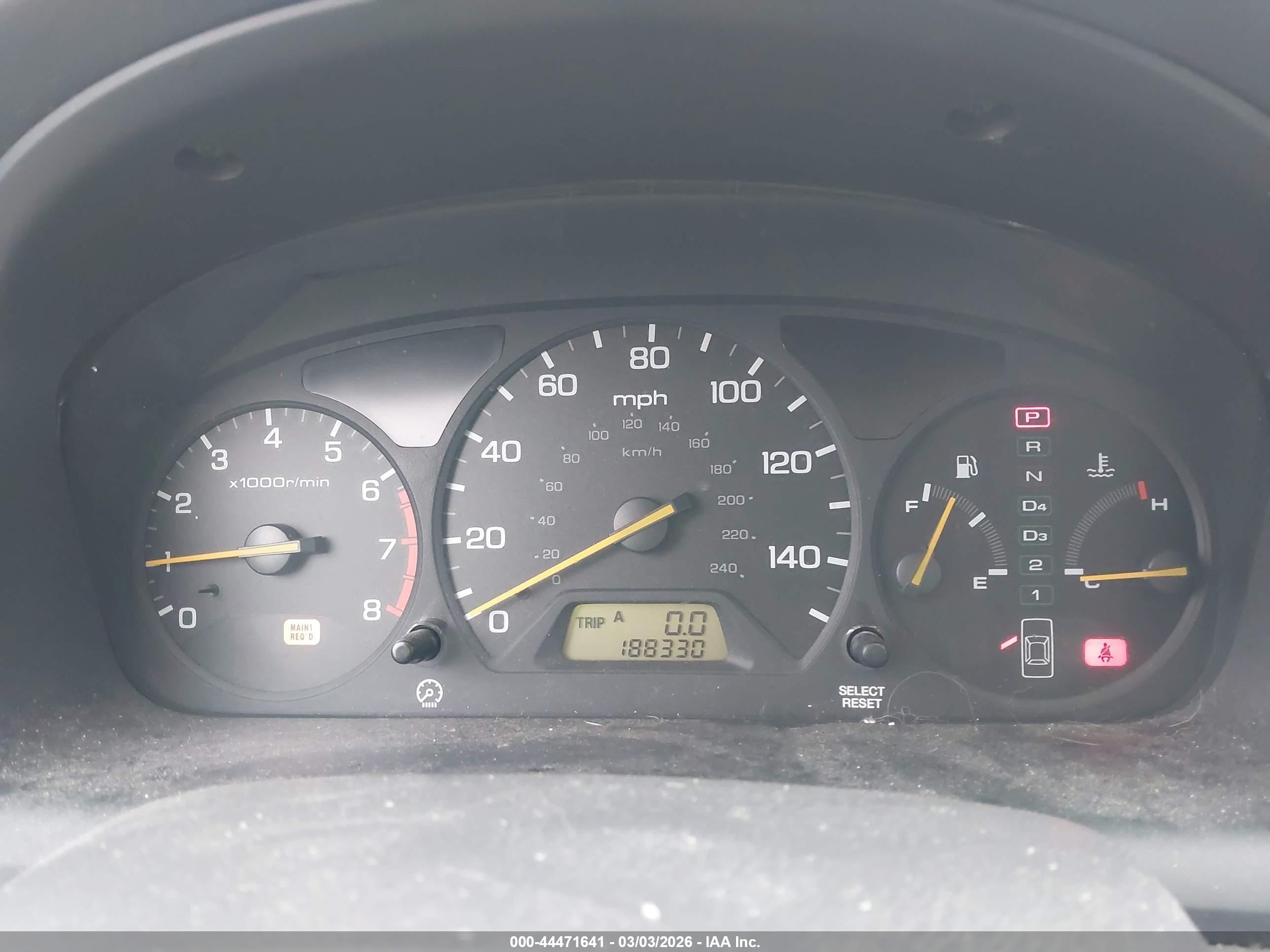 2002 Honda Accord 3.0 Lx Серебряный vin: 1HGCG16462A069752
