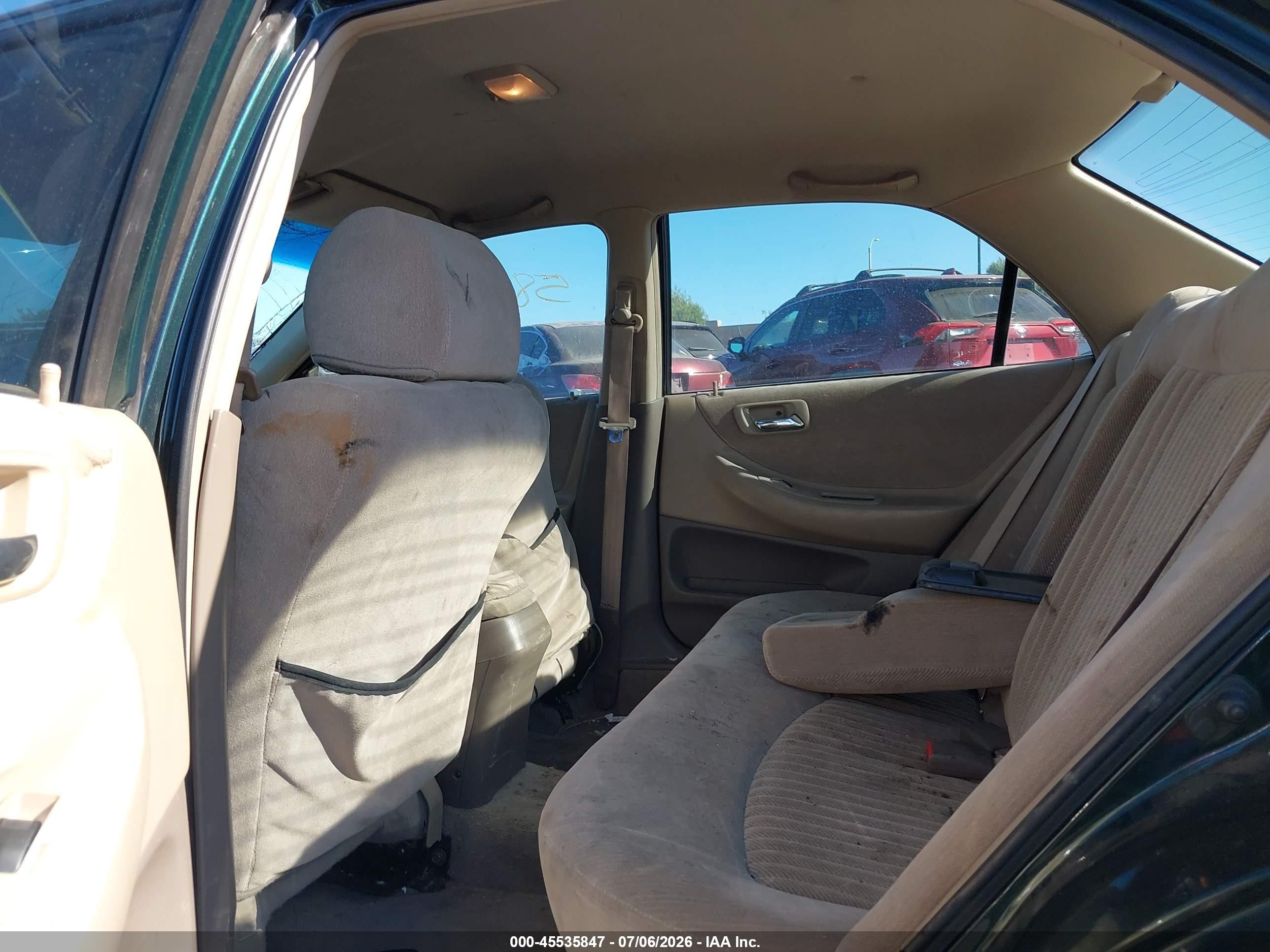 1998 Honda Accord Lx V6 Green vin: 1HGCG1646WA024557