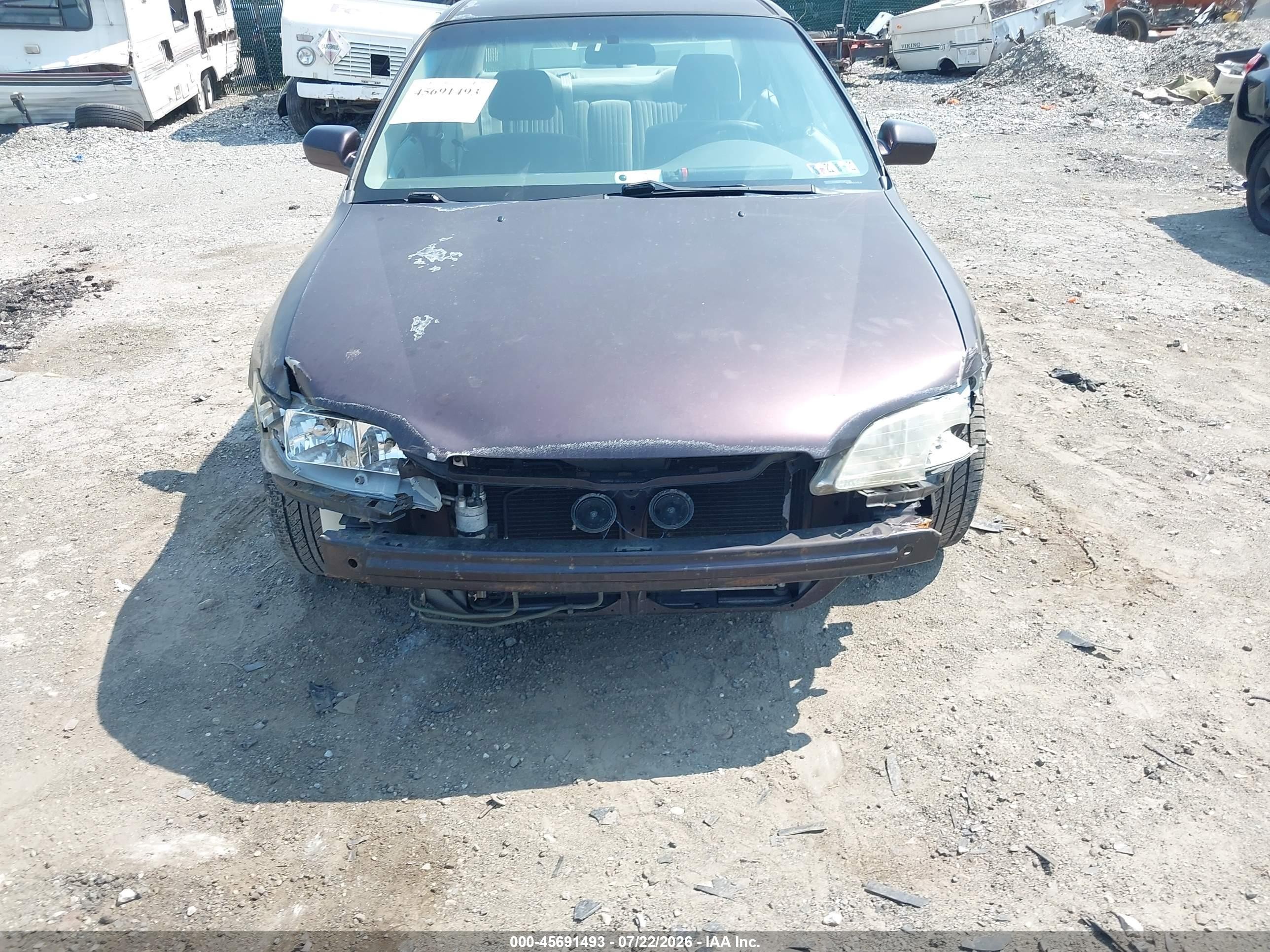 1998 Honda Accord Lx V6 Purple vin: 1HGCG1647WA022428