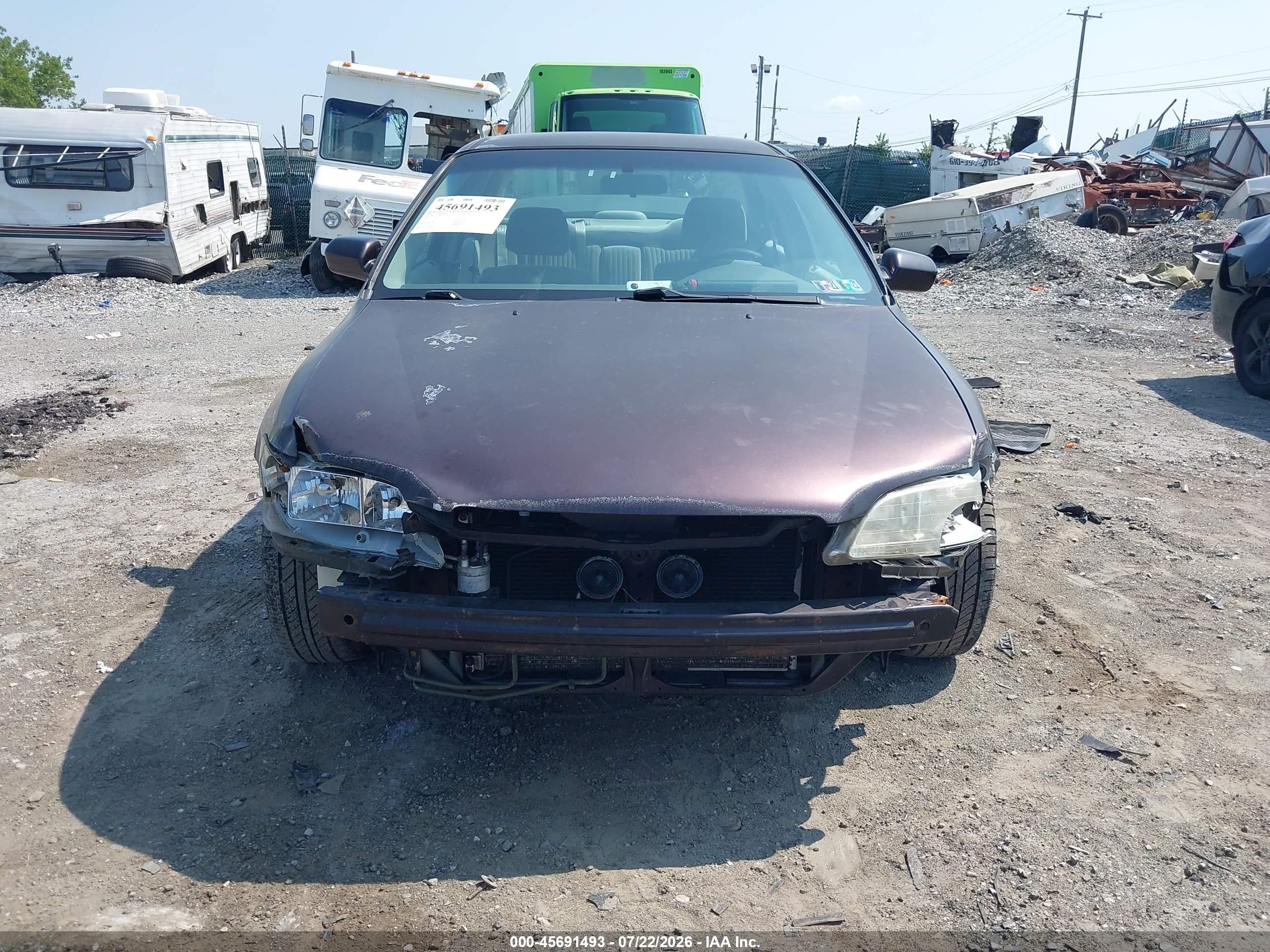 1998 Honda Accord Lx V6 Purple vin: 1HGCG1647WA022428